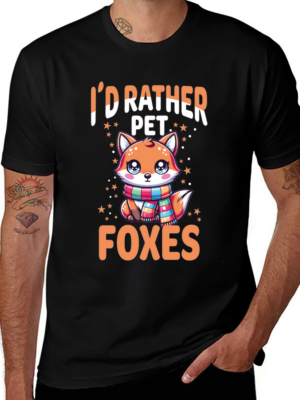 Id Rather Pet Foxes T-Shirt