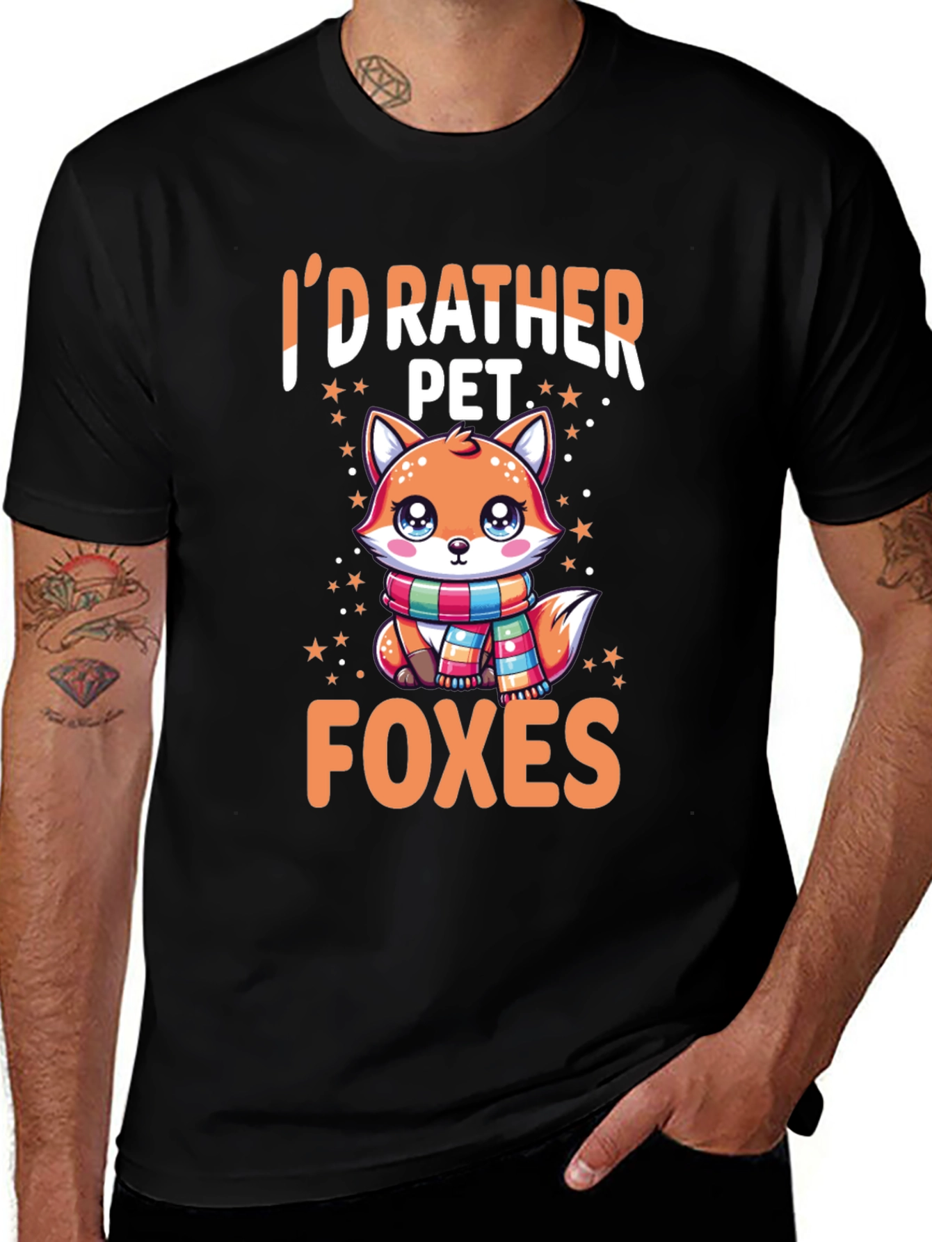 Id Rather Pet Foxes T-Shirt