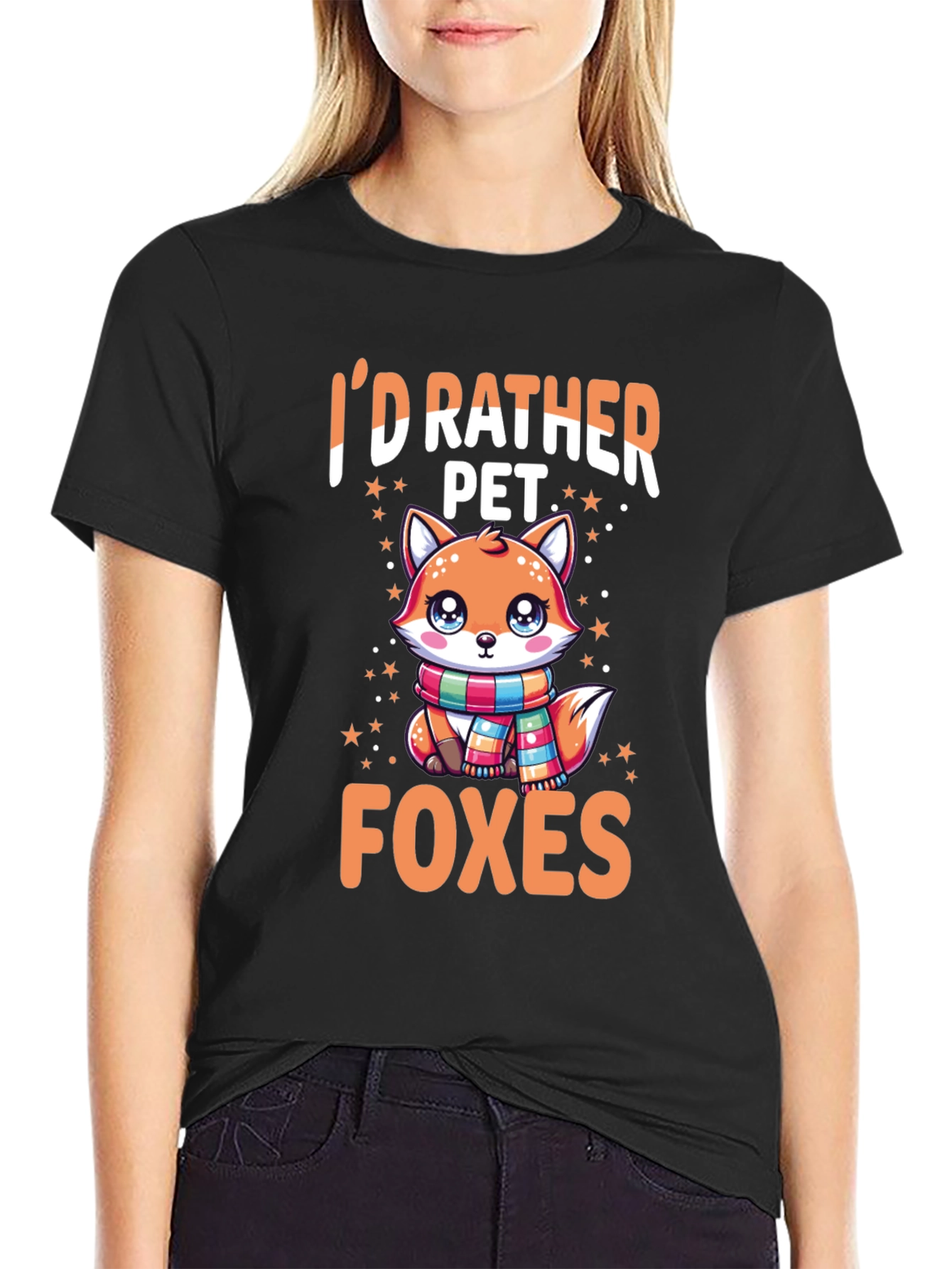Id Rather Pet Foxes T-Shirt