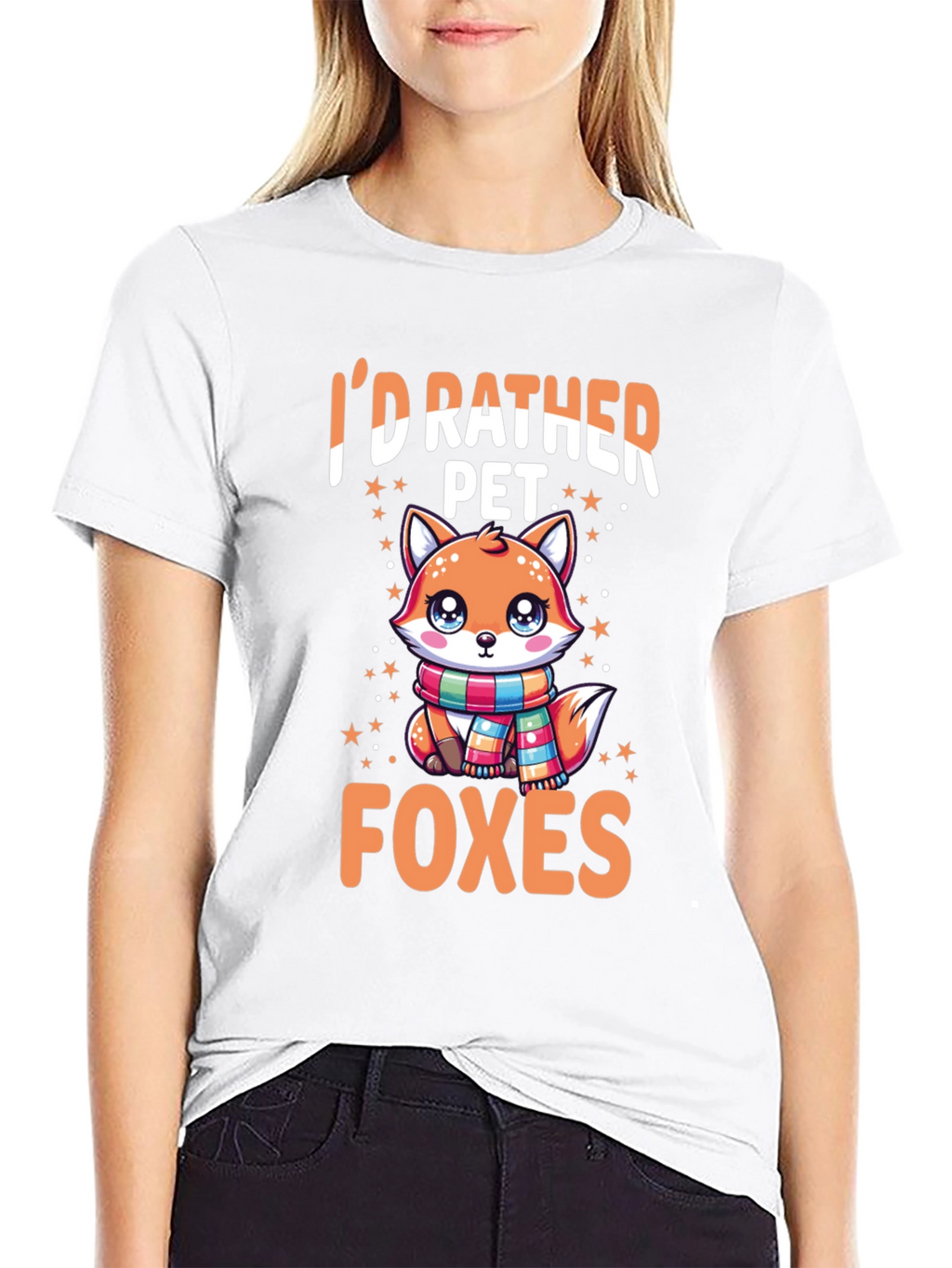 Id Rather Pet Foxes T-Shirt
