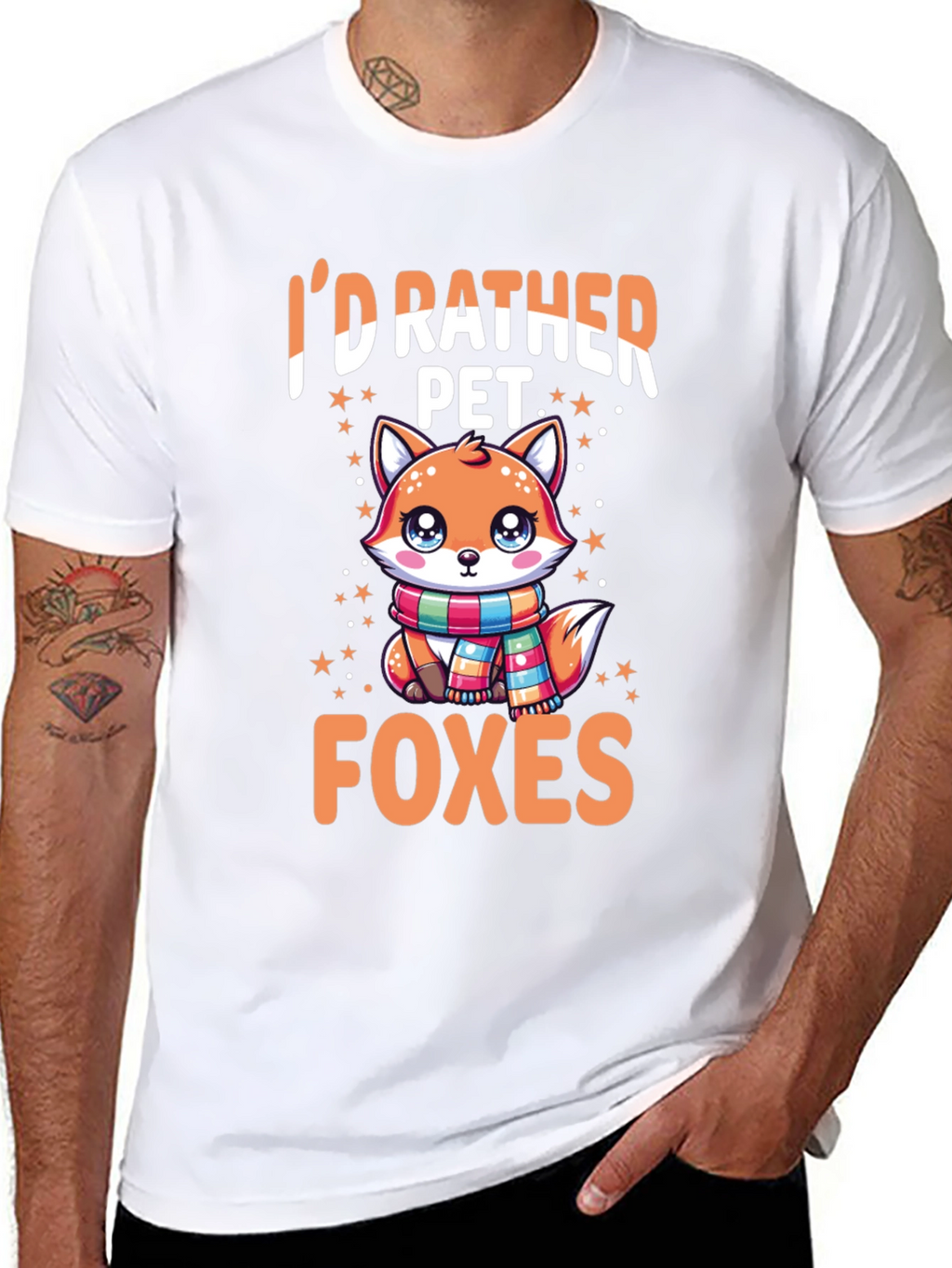 Id Rather Pet Foxes T-Shirt