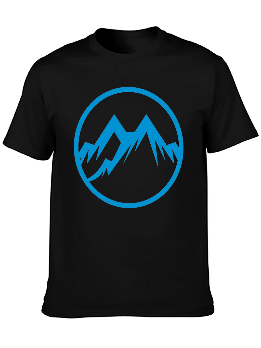 Mountain Peak Graphic Tee - Black