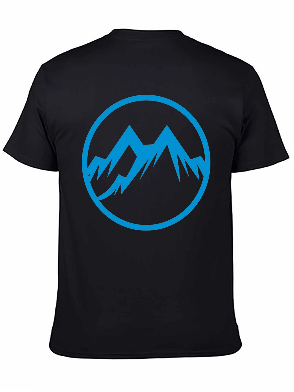 Mountain Peak Graphic Tee - Black