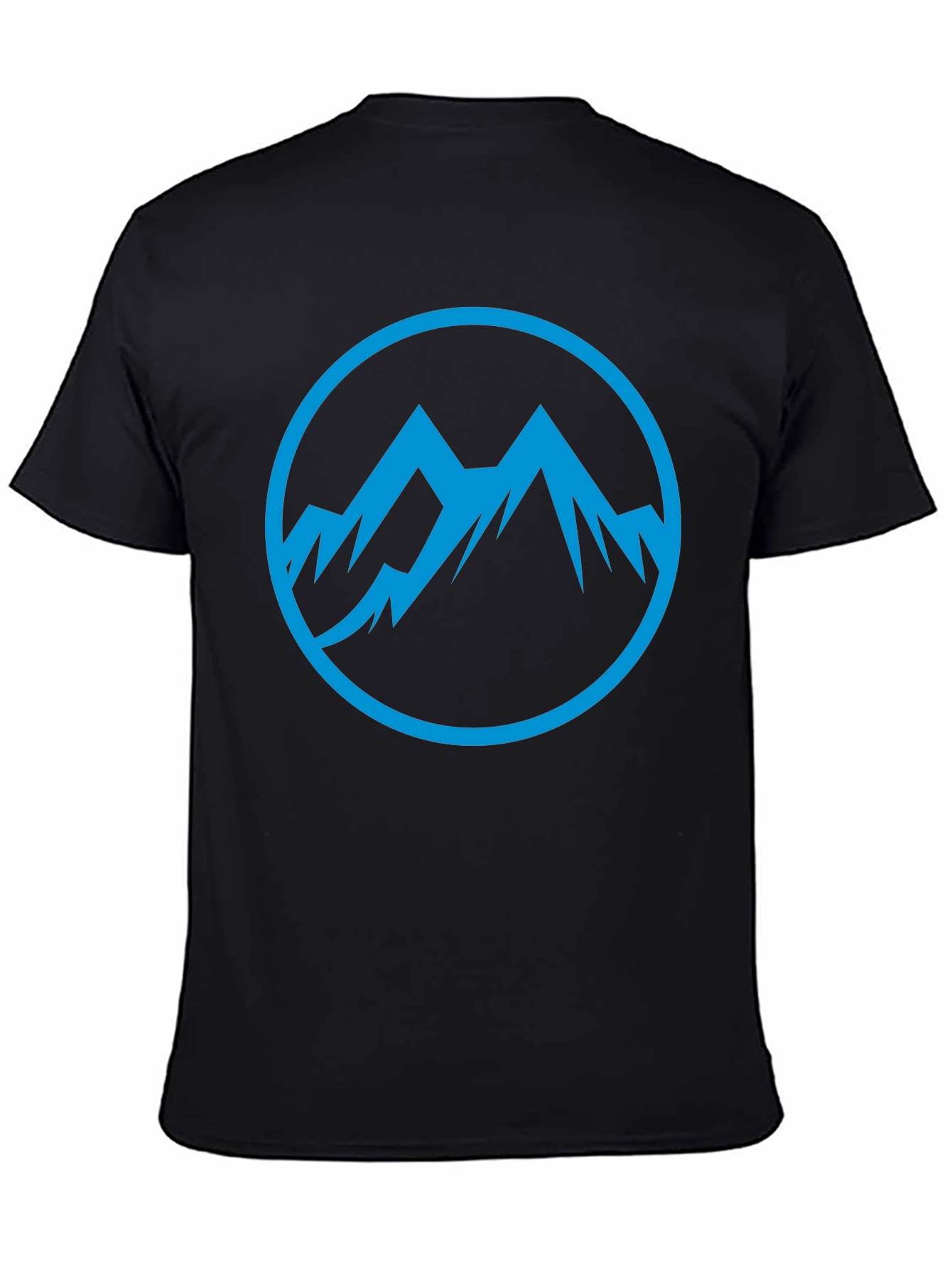 Mountain Peak Graphic Tee - Black