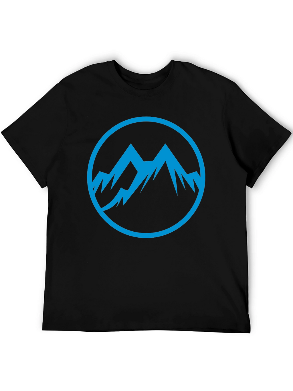 Mountain Peak Graphic Tee - Black