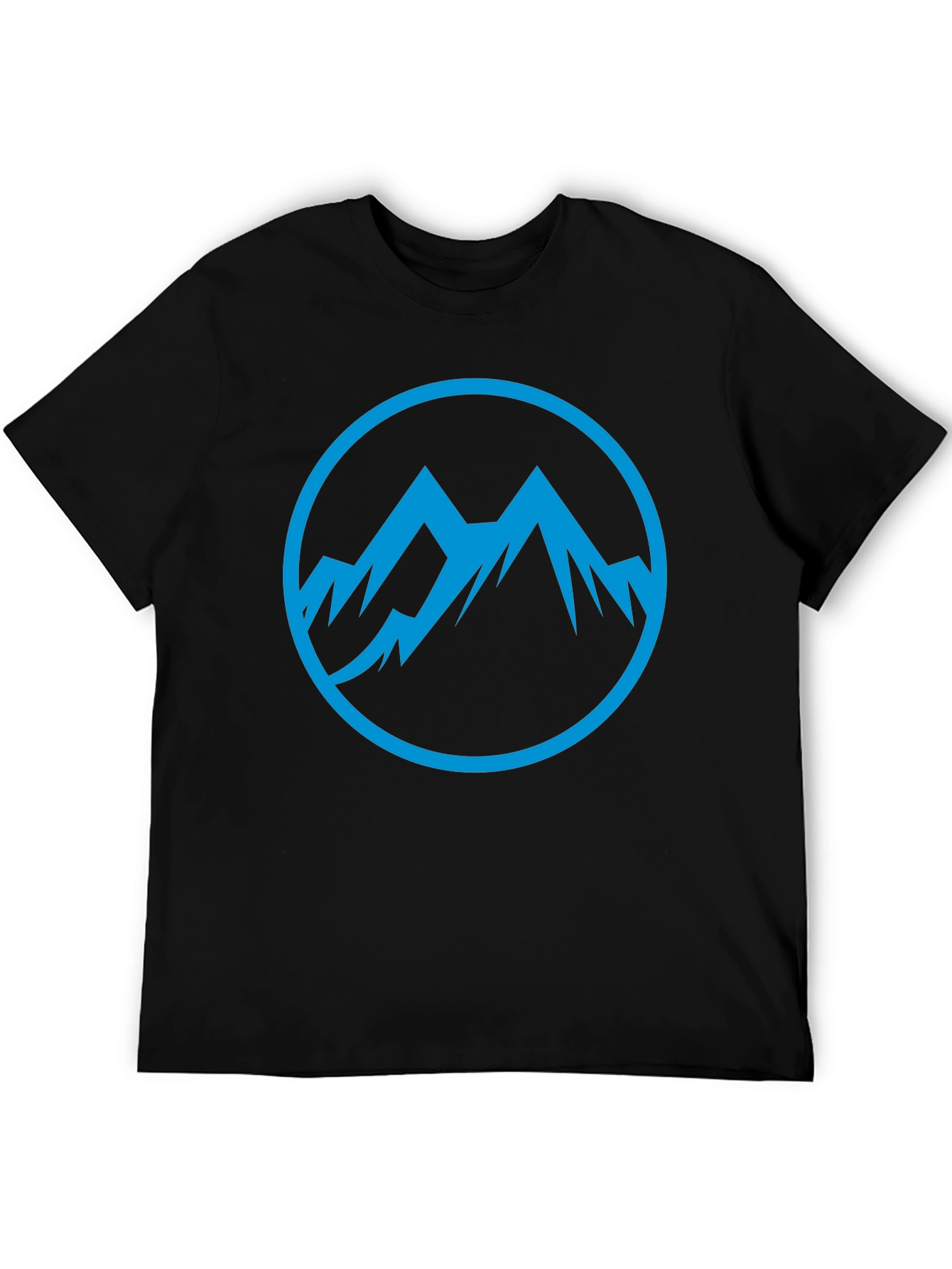 Mountain Peak Graphic Tee - Black