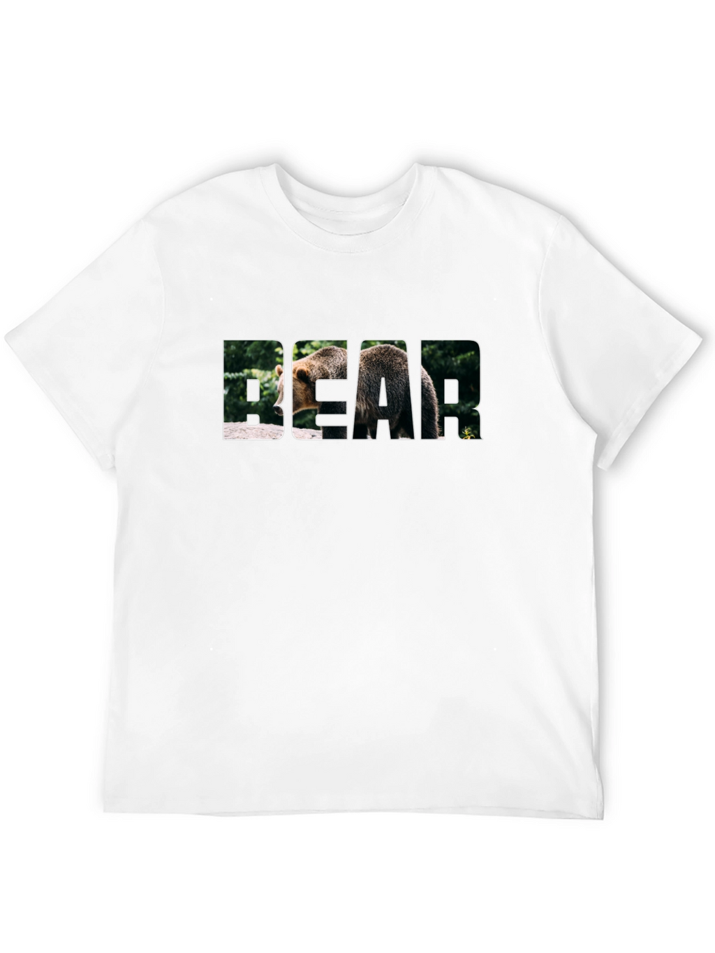 Bear Graphic Black T-Shirt