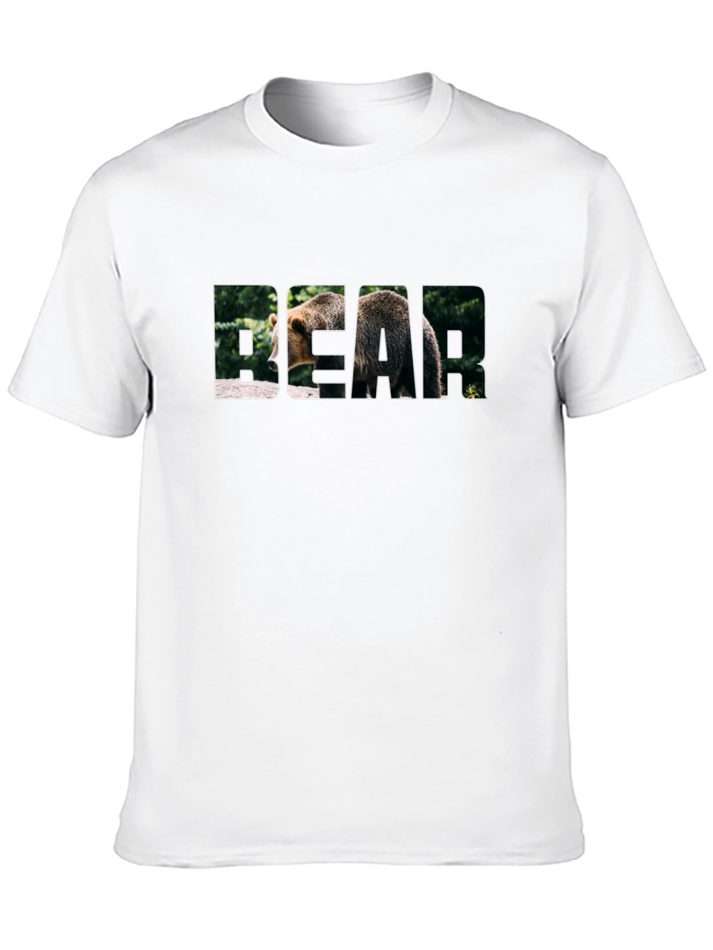Bear Graphic Black T-Shirt