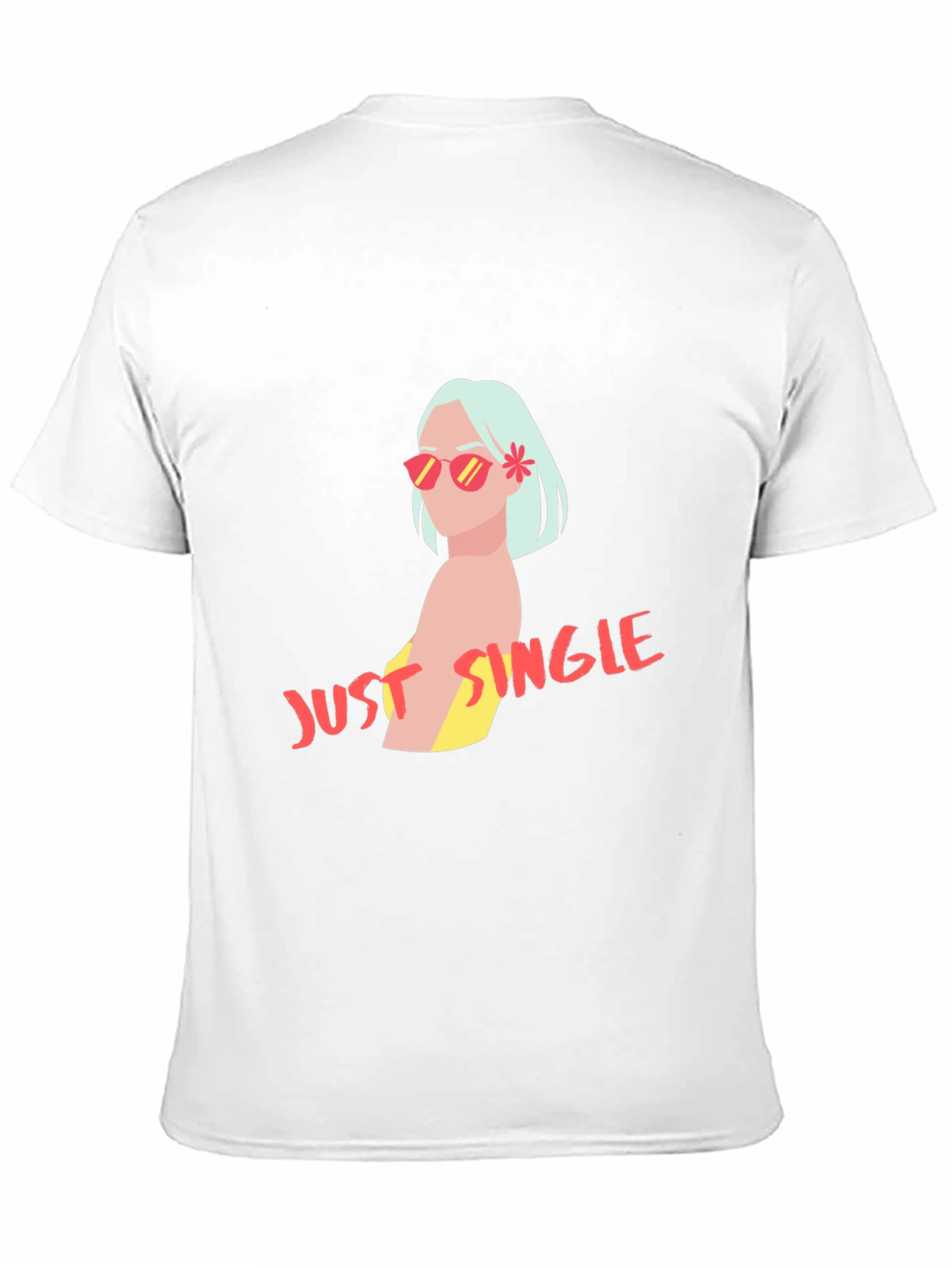 Just Single T-Shirt - Trendy Graphic Tee