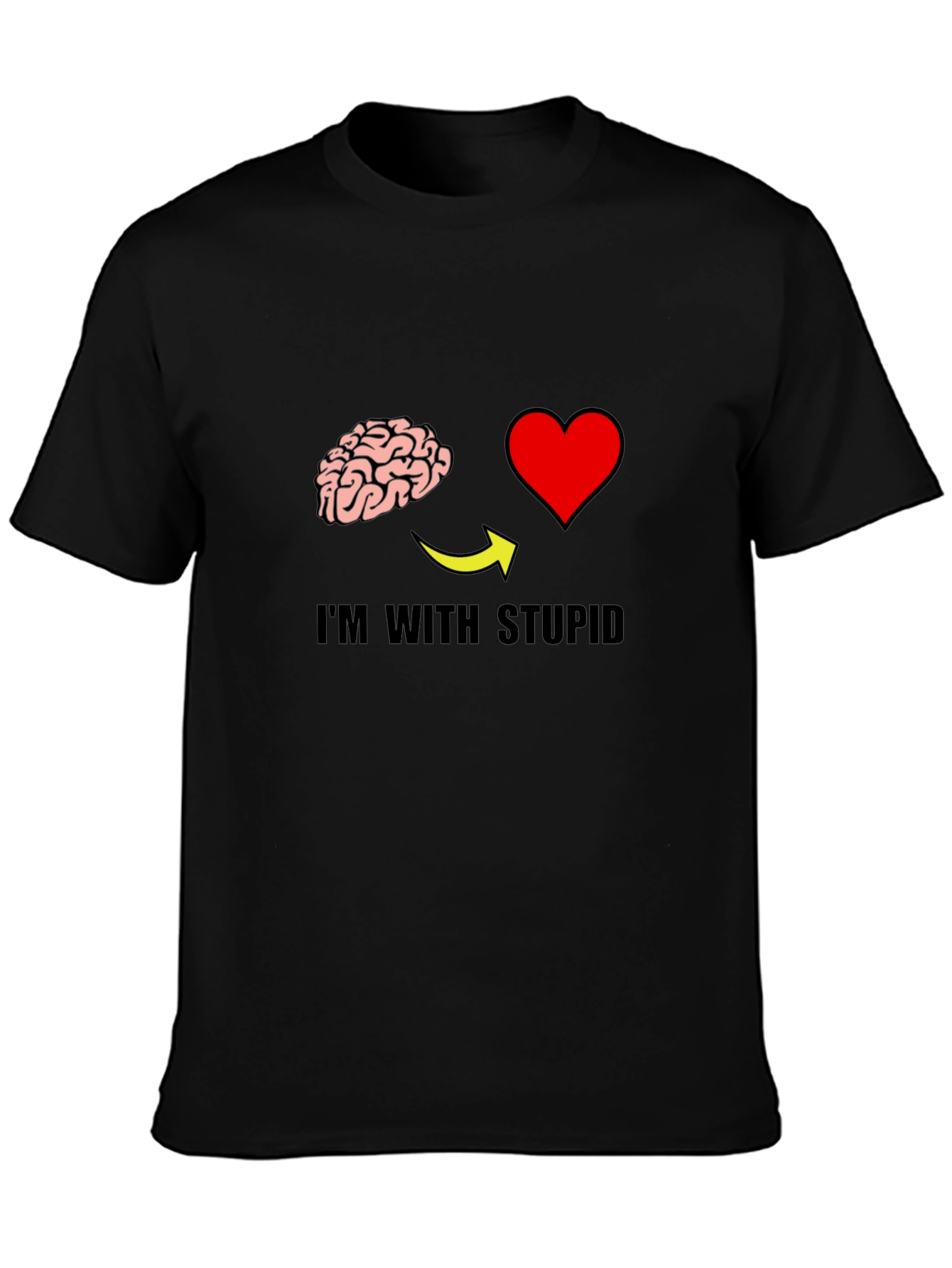Im With Stupid Graphic T-Shirt