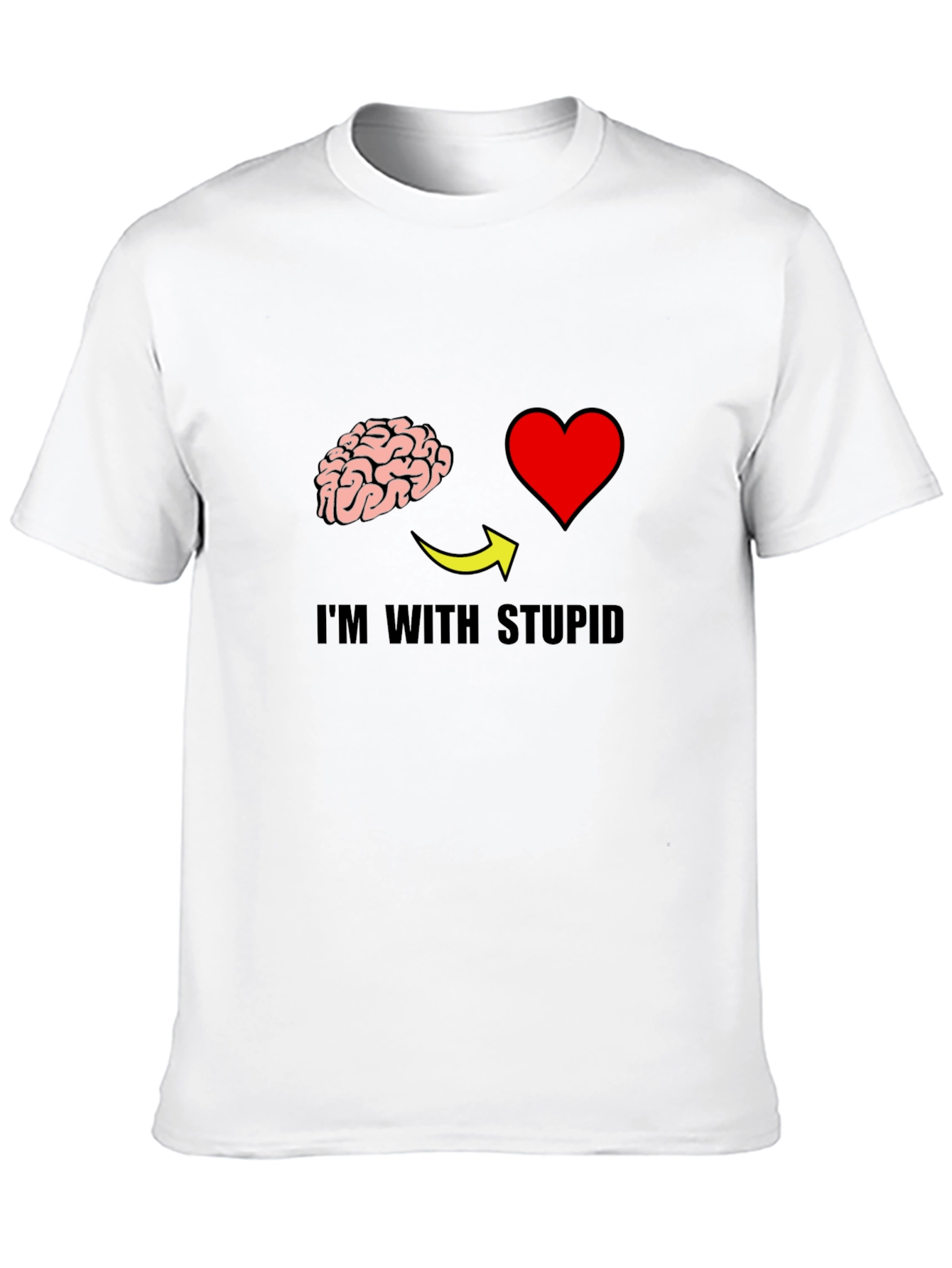 Im With Stupid Graphic T-Shirt