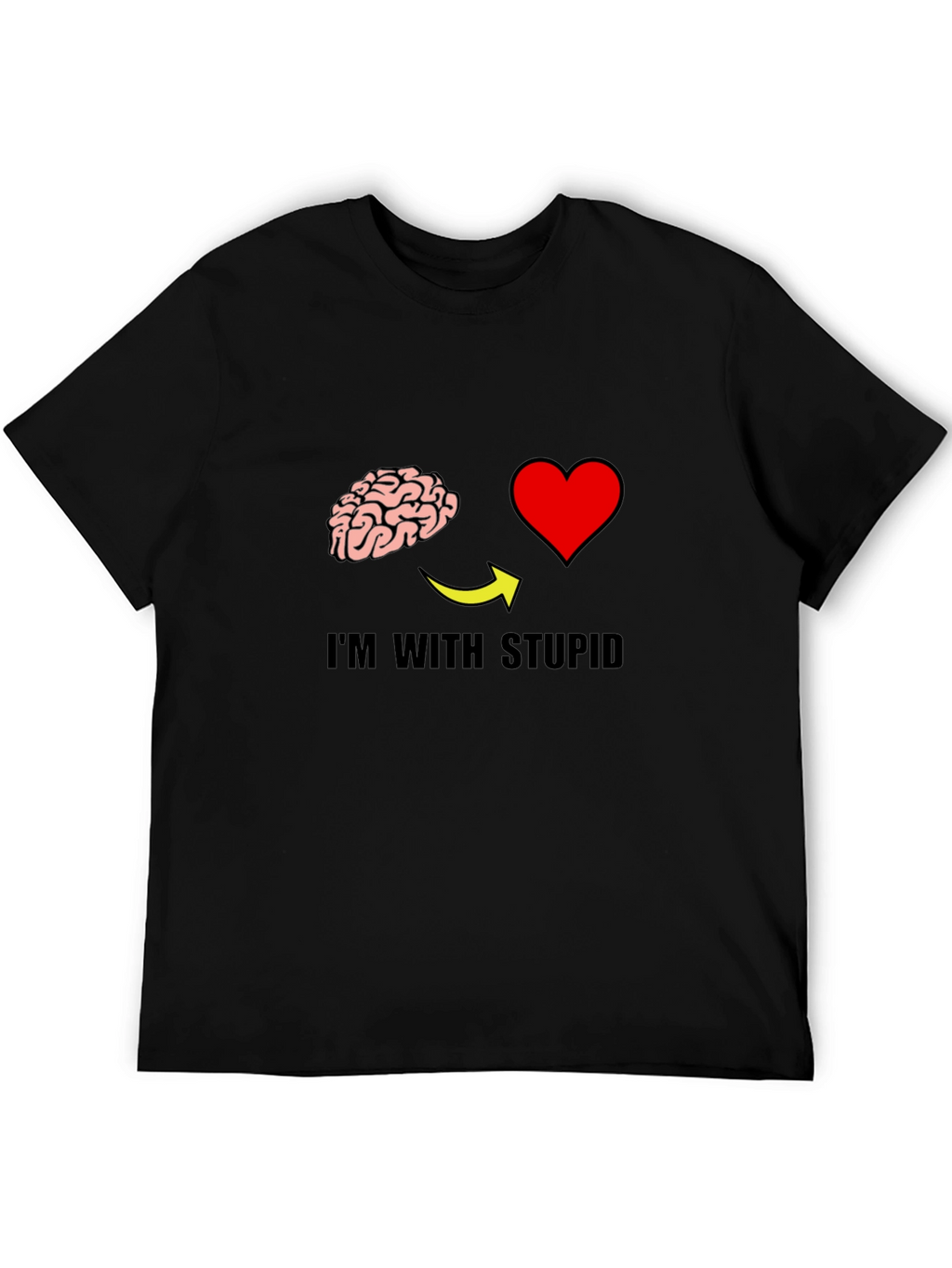 Im With Stupid Graphic T-Shirt