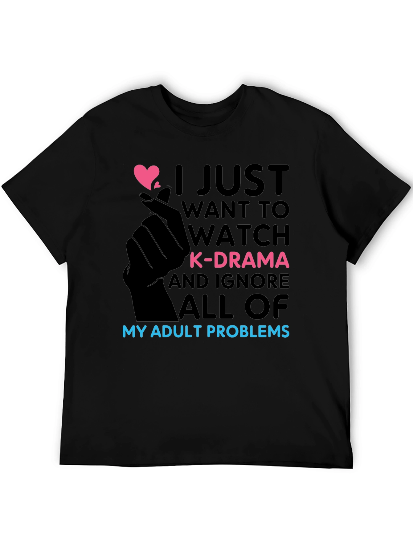 K-Drama Obsessed T-Shirt - Adult Problems Funny Tee