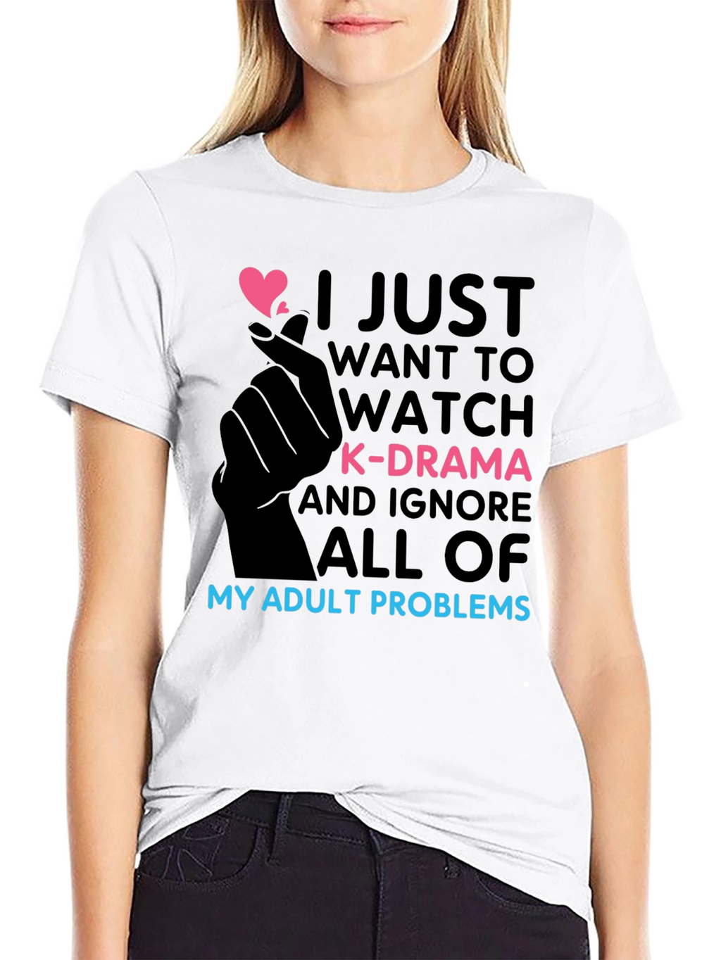 K-Drama Obsessed T-Shirt - Adult Problems Funny Tee