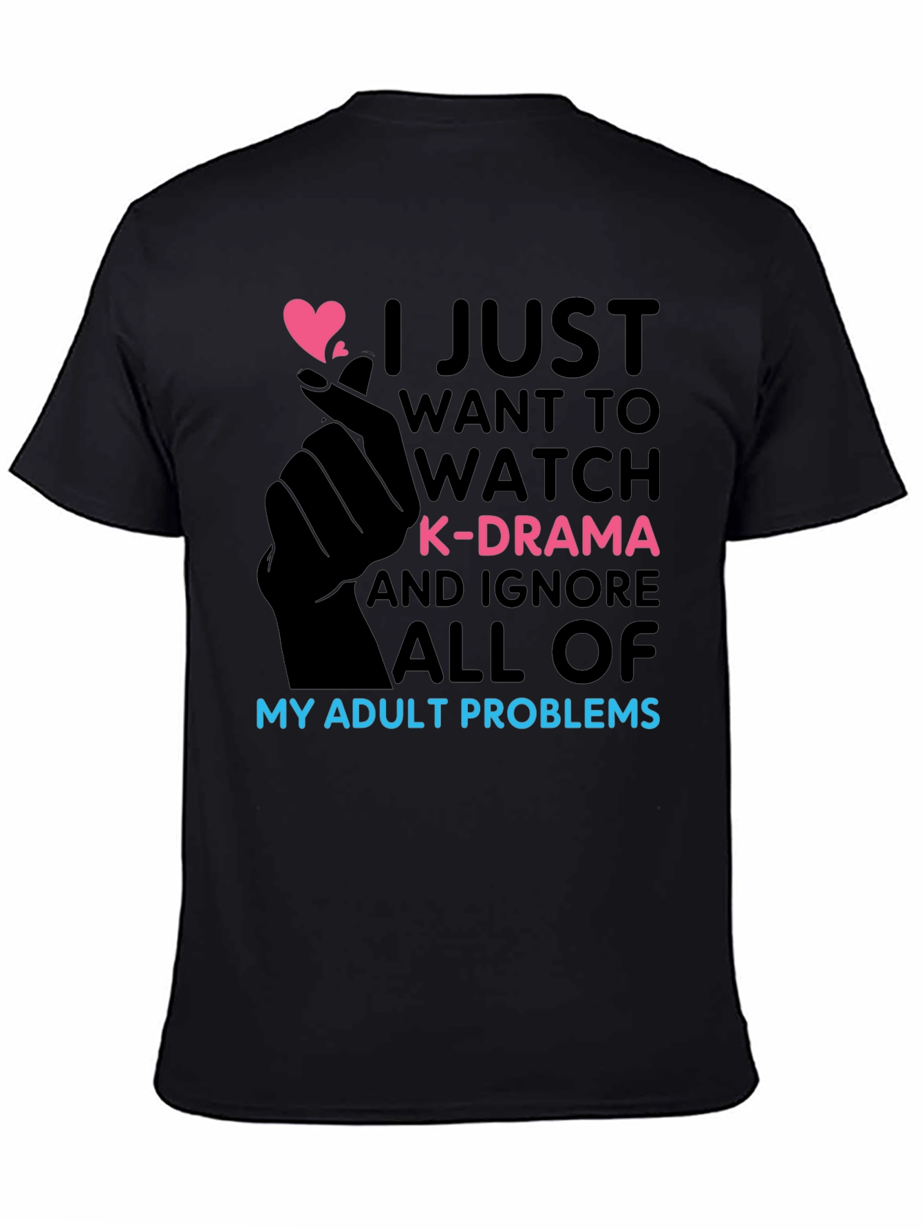 K-Drama Obsessed T-Shirt - Adult Problems Funny Tee