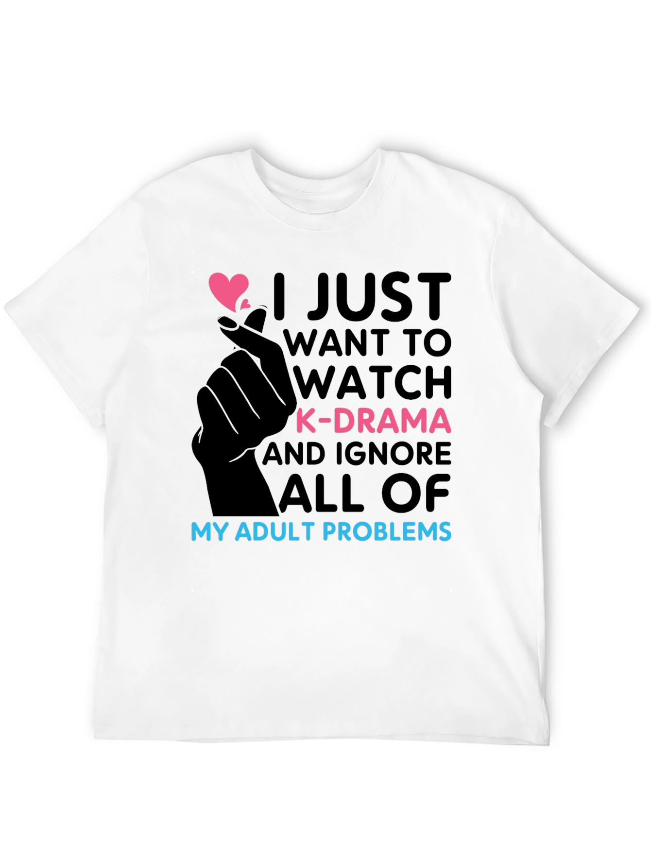 K-Drama Obsessed T-Shirt - Adult Problems Funny Tee