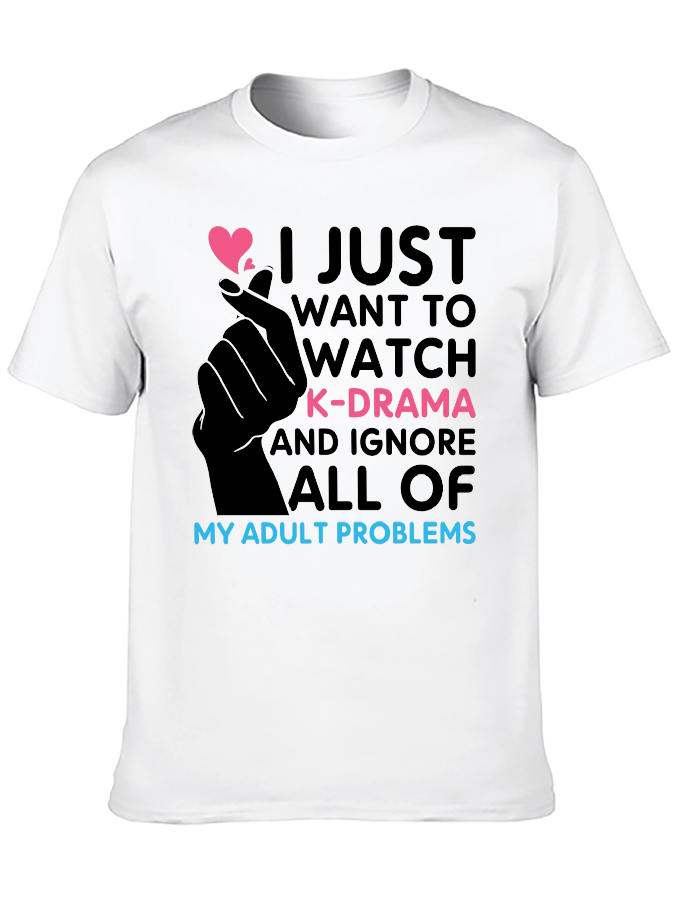 K-Drama Obsessed T-Shirt - Adult Problems Funny Tee