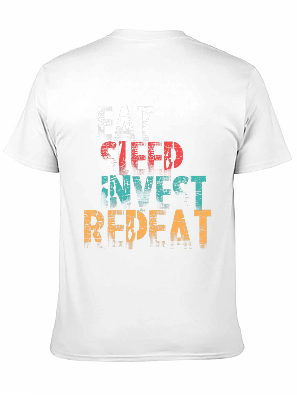 Eat Sleep Invest Repeat Graphic T-Shirt
