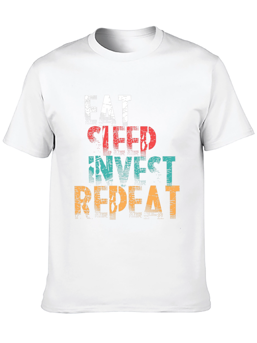 Eat Sleep Invest Repeat Graphic T-Shirt
