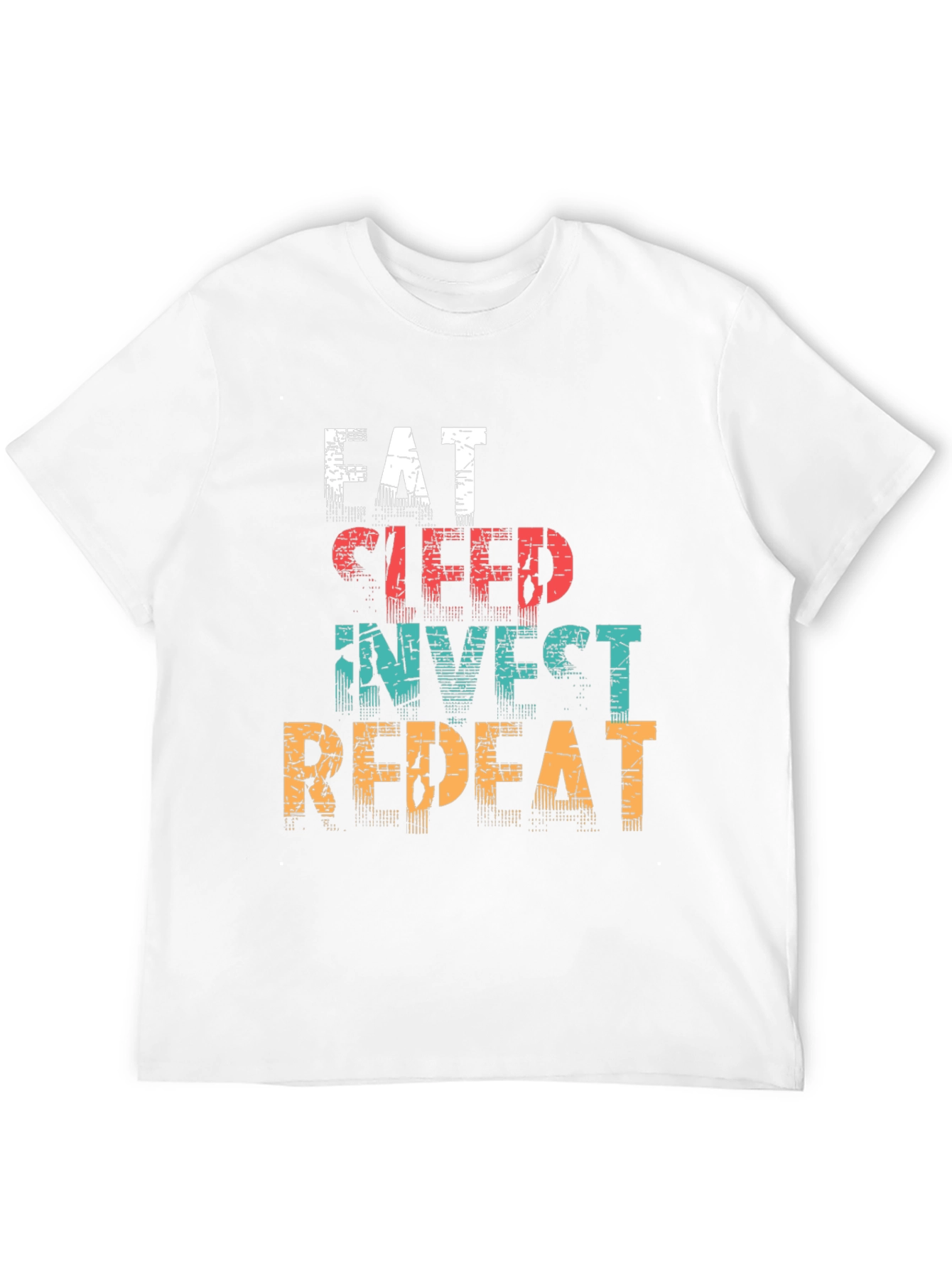Eat Sleep Invest Repeat Graphic T-Shirt