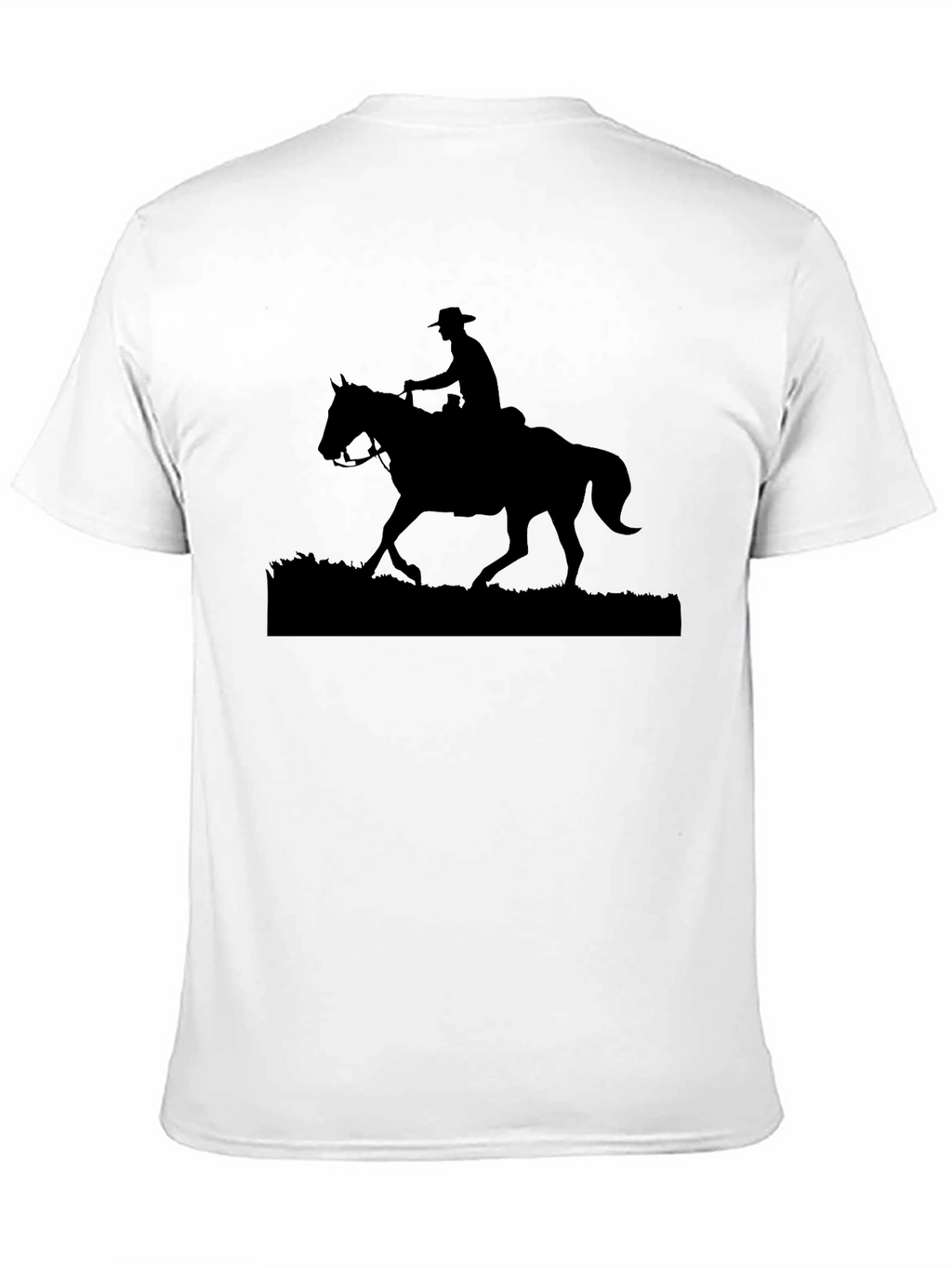 Cowboy Silhouette Black T-Shirt