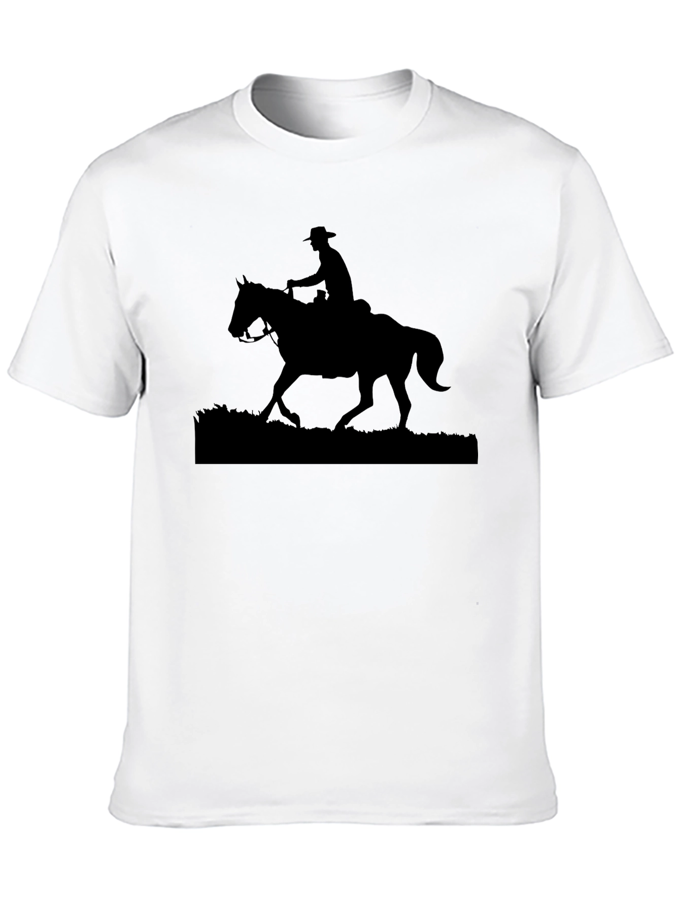 Cowboy Silhouette Black T-Shirt