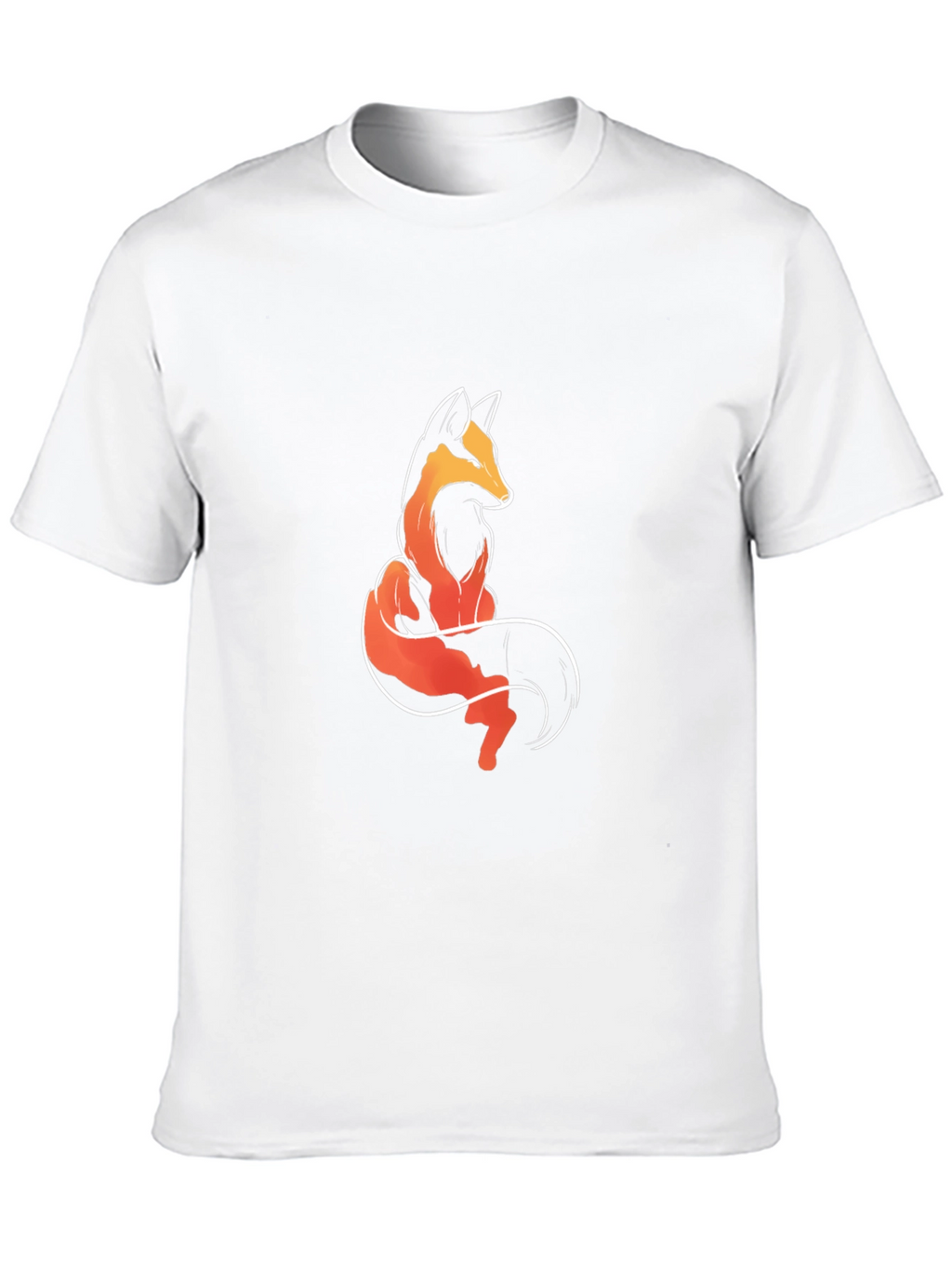 Fox Graphic Tee - Stylish Mens Black T-Shirt
