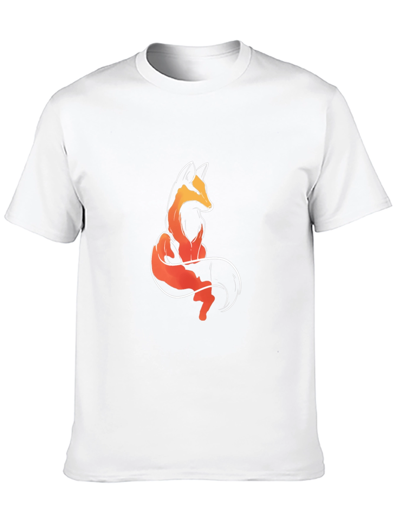 Fox Graphic Tee - Stylish Mens Black T-Shirt