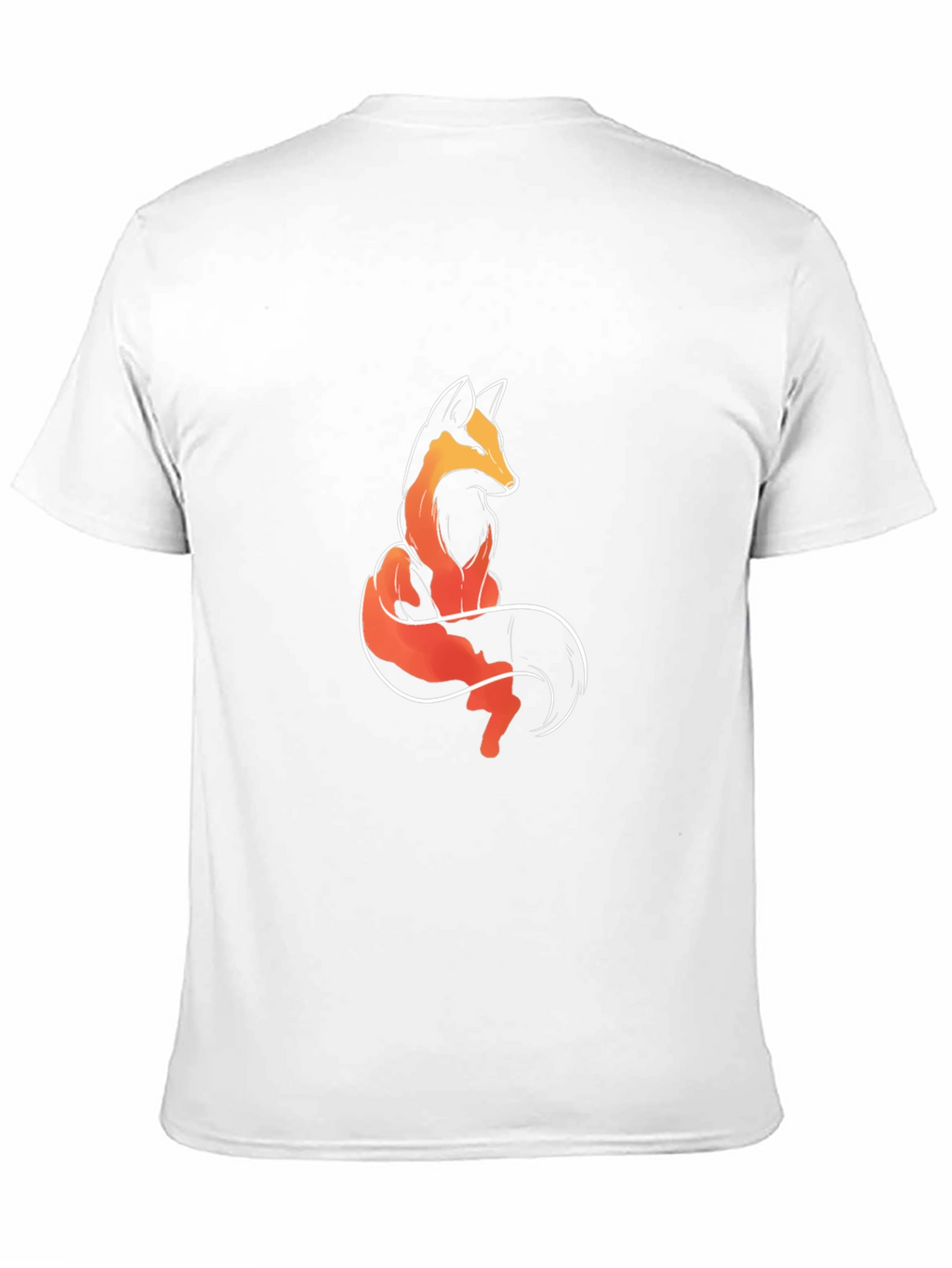 Fox Graphic Tee - Stylish Mens Black T-Shirt