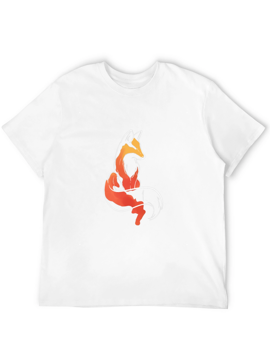 Fox Graphic Tee - Stylish Mens Black T-Shirt