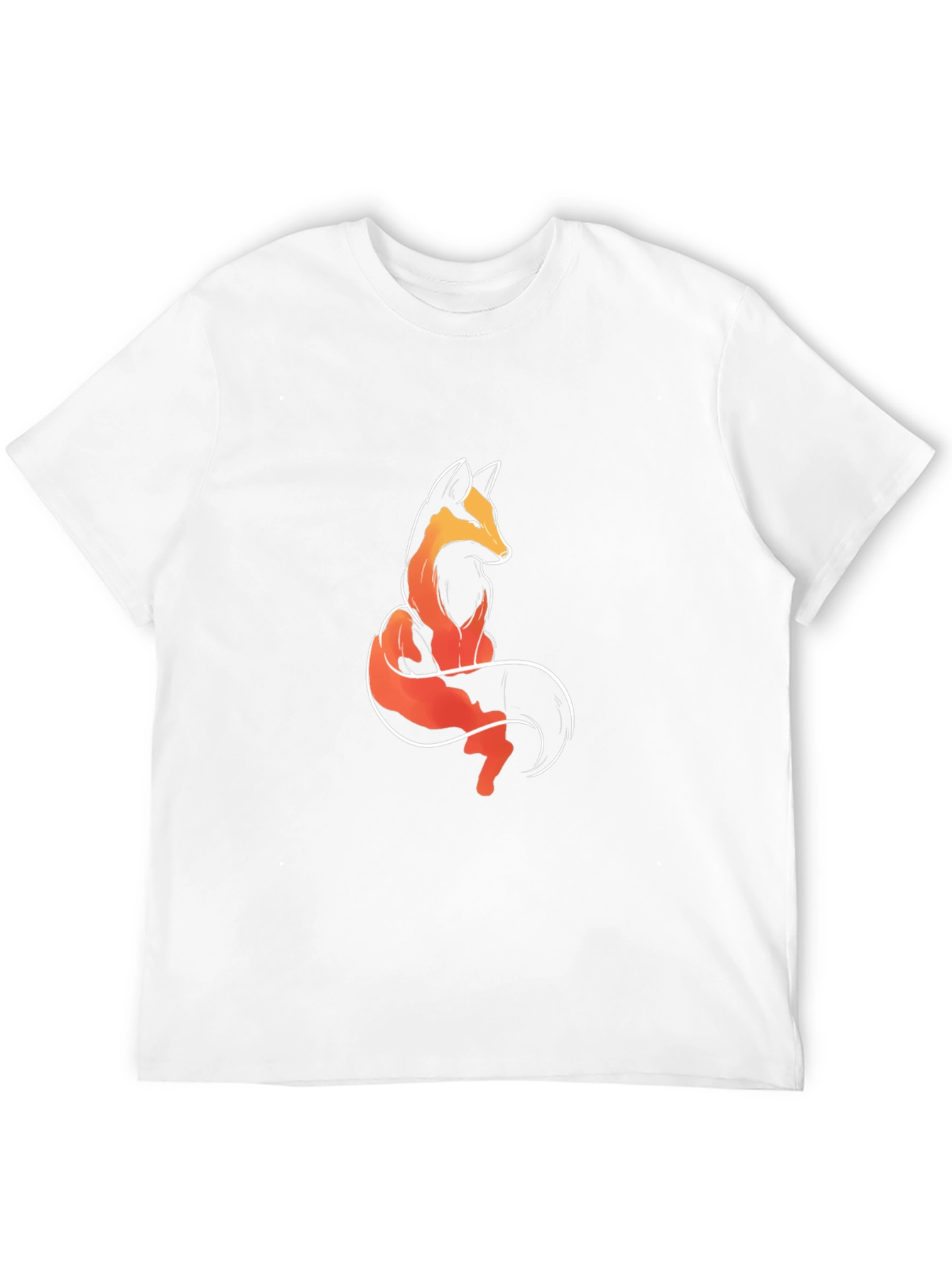 Fox Graphic Tee - Stylish Mens Black T-Shirt