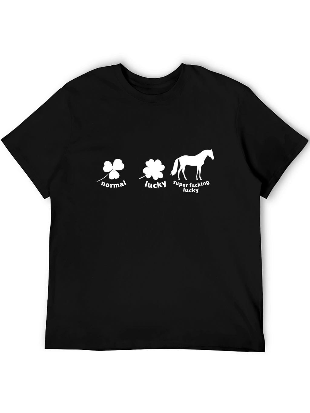 Lucky Horseshoe Novelty Graphic Tee