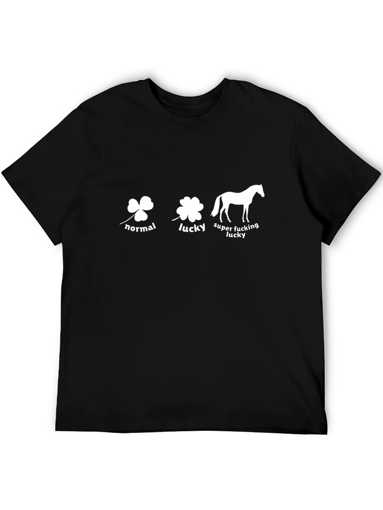 Lucky Horseshoe Novelty Graphic Tee