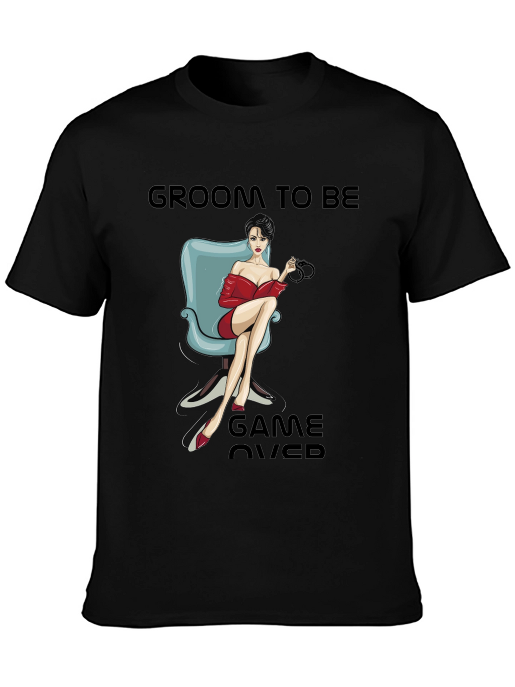 Groom To Be Game Over T-Shirt Novelty