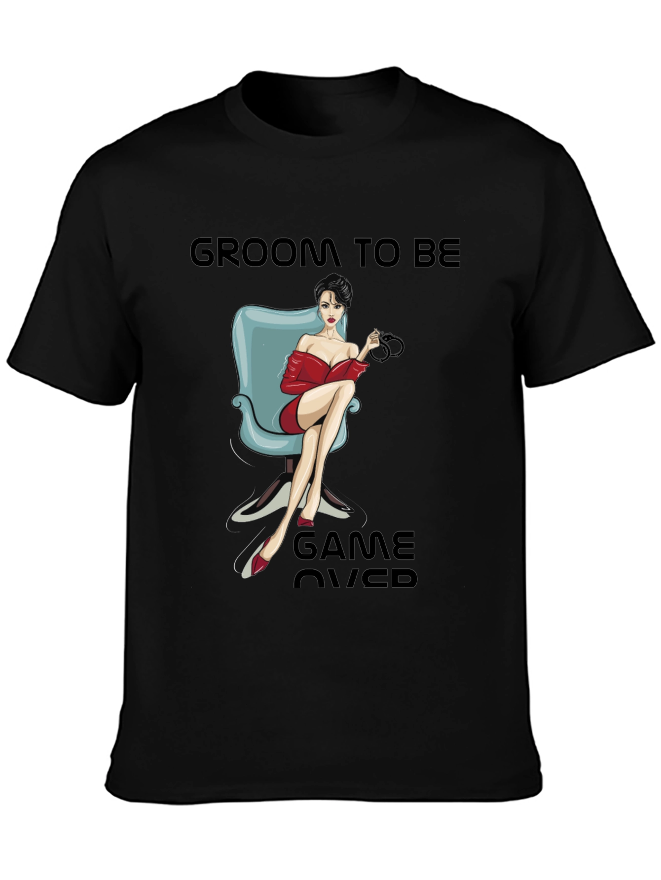 Groom To Be Game Over T-Shirt Novelty