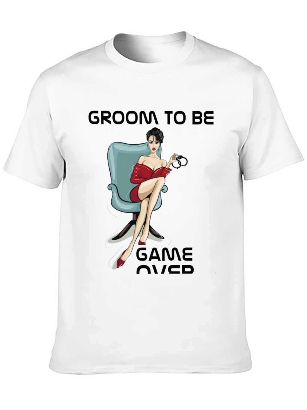 Groom To Be Game Over T-Shirt Novelty