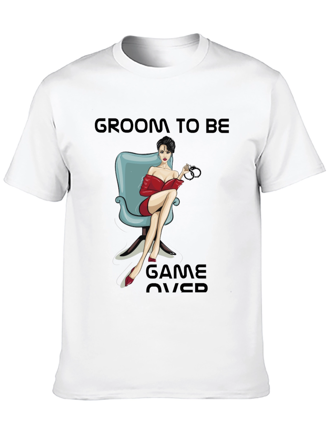 Groom To Be Game Over T-Shirt Novelty