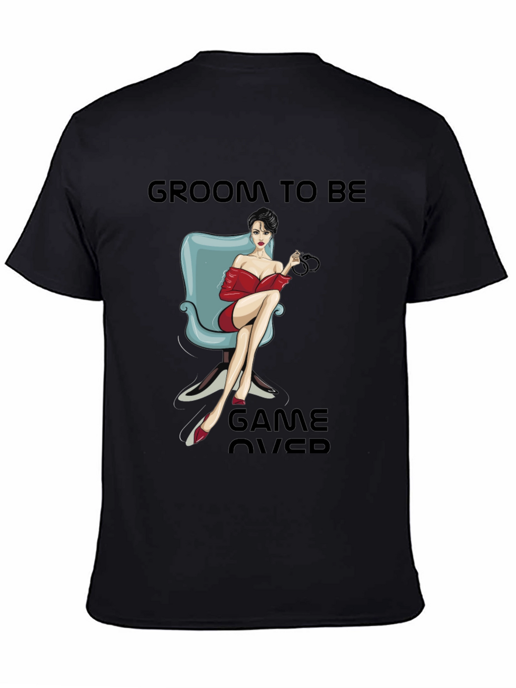 Groom To Be Game Over T-Shirt Novelty