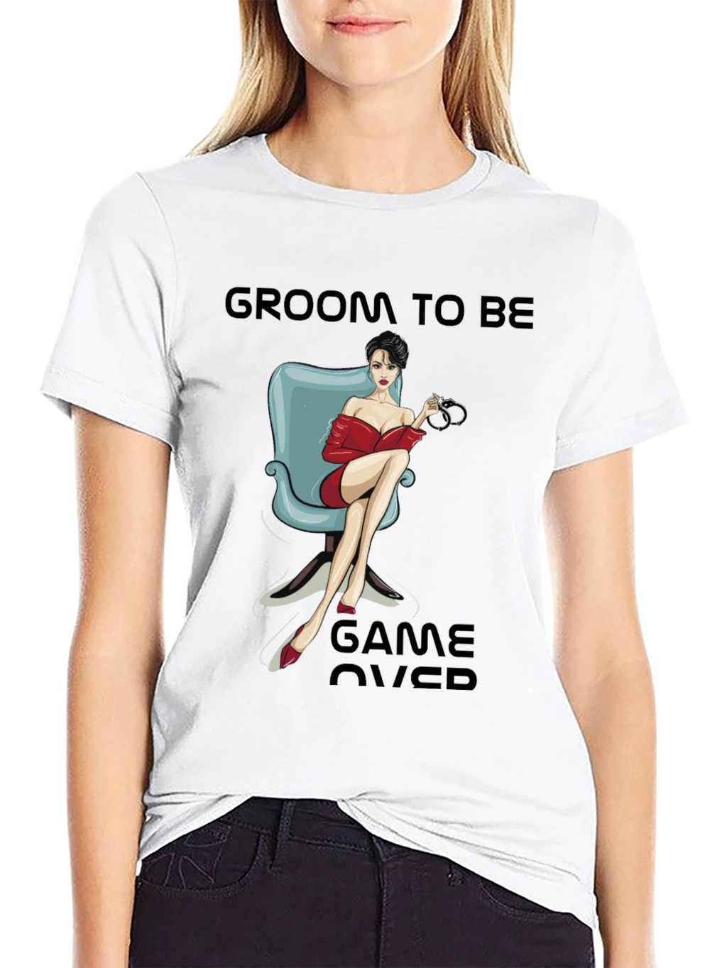 Groom To Be Game Over T-Shirt Novelty