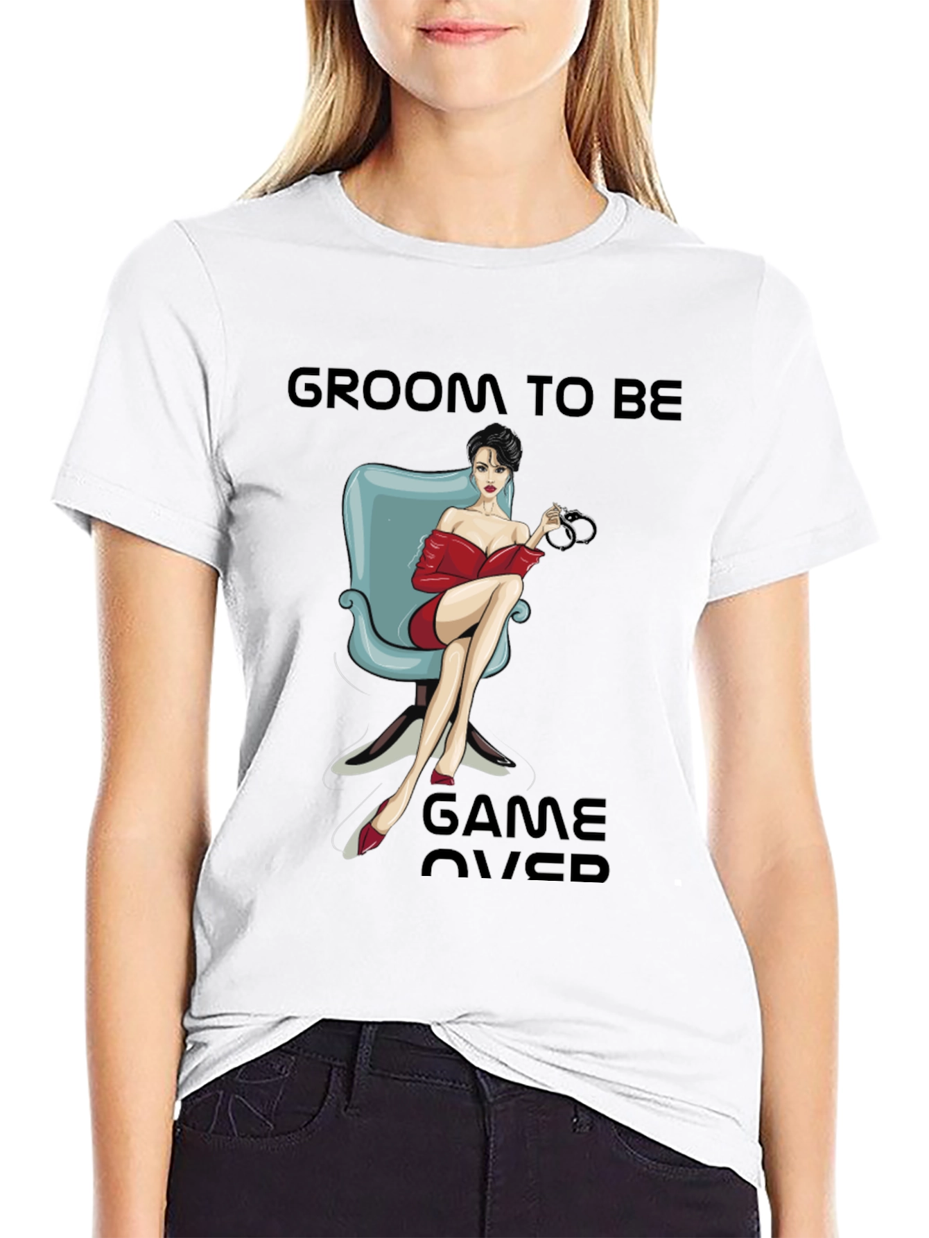 Groom To Be Game Over T-Shirt Novelty