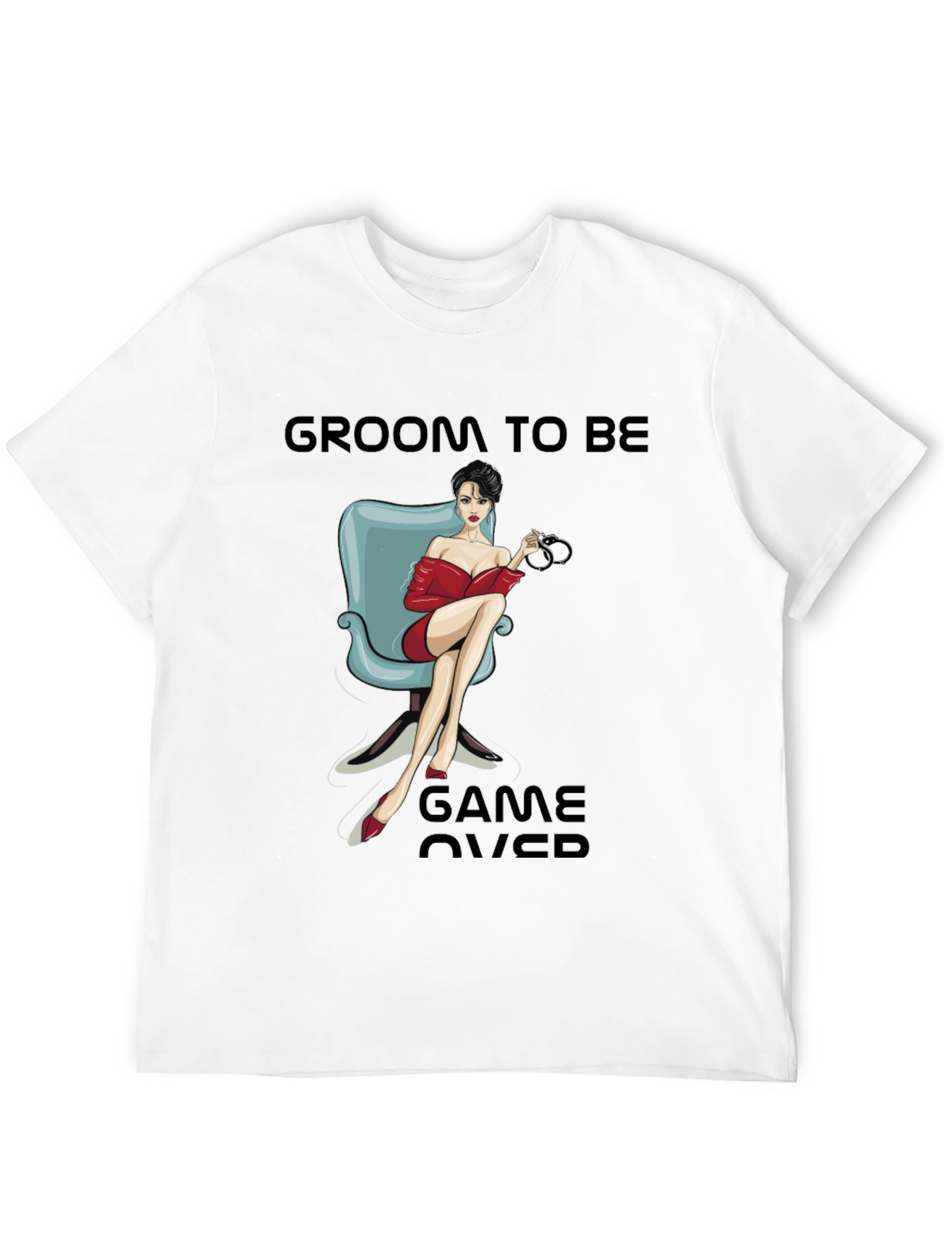 Groom To Be Game Over T-Shirt Novelty