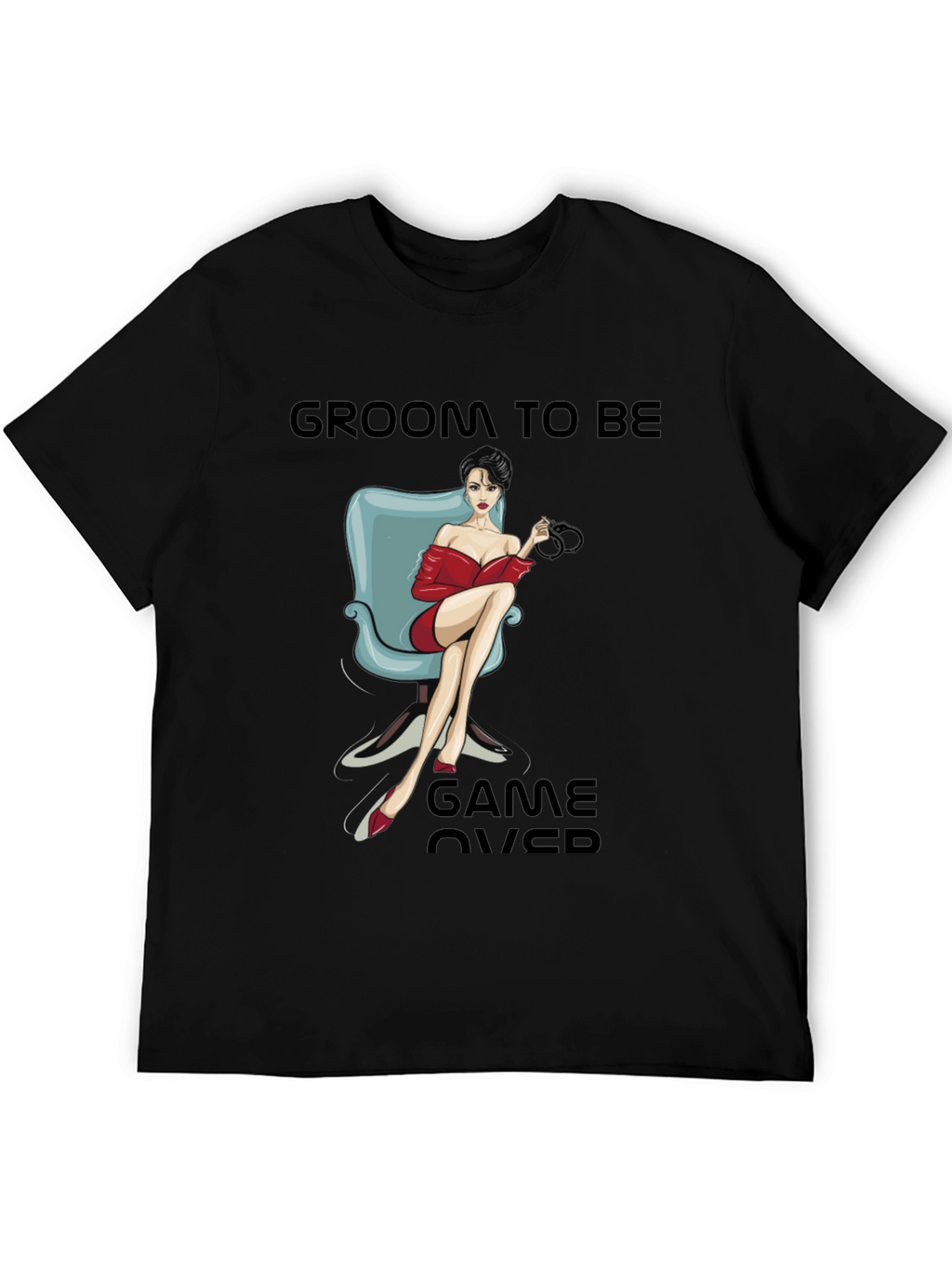 Groom To Be Game Over T-Shirt Novelty
