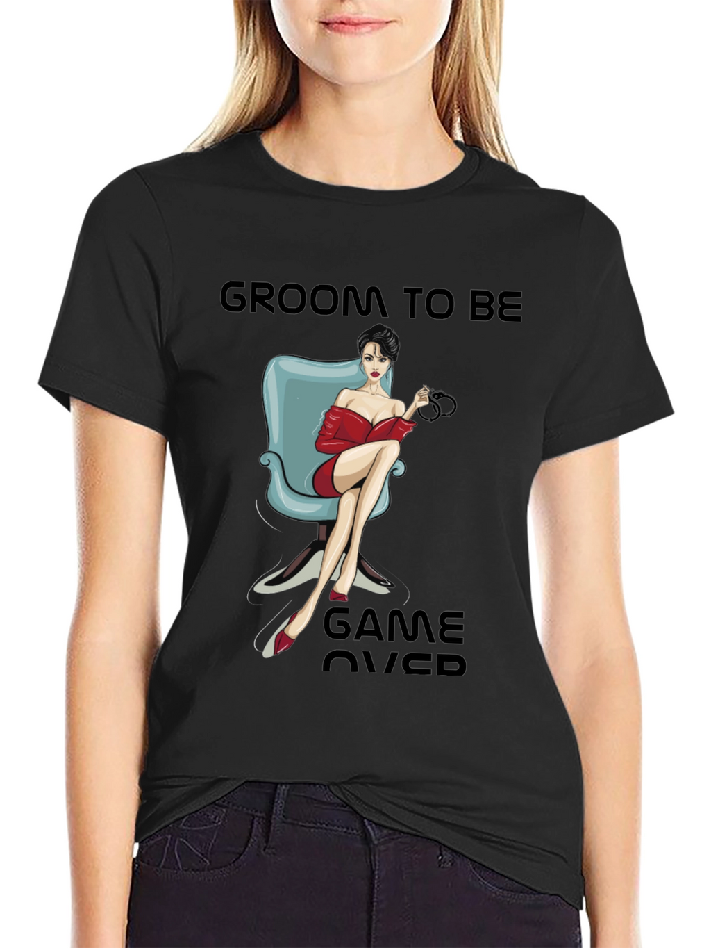 Groom To Be Game Over T-Shirt Novelty