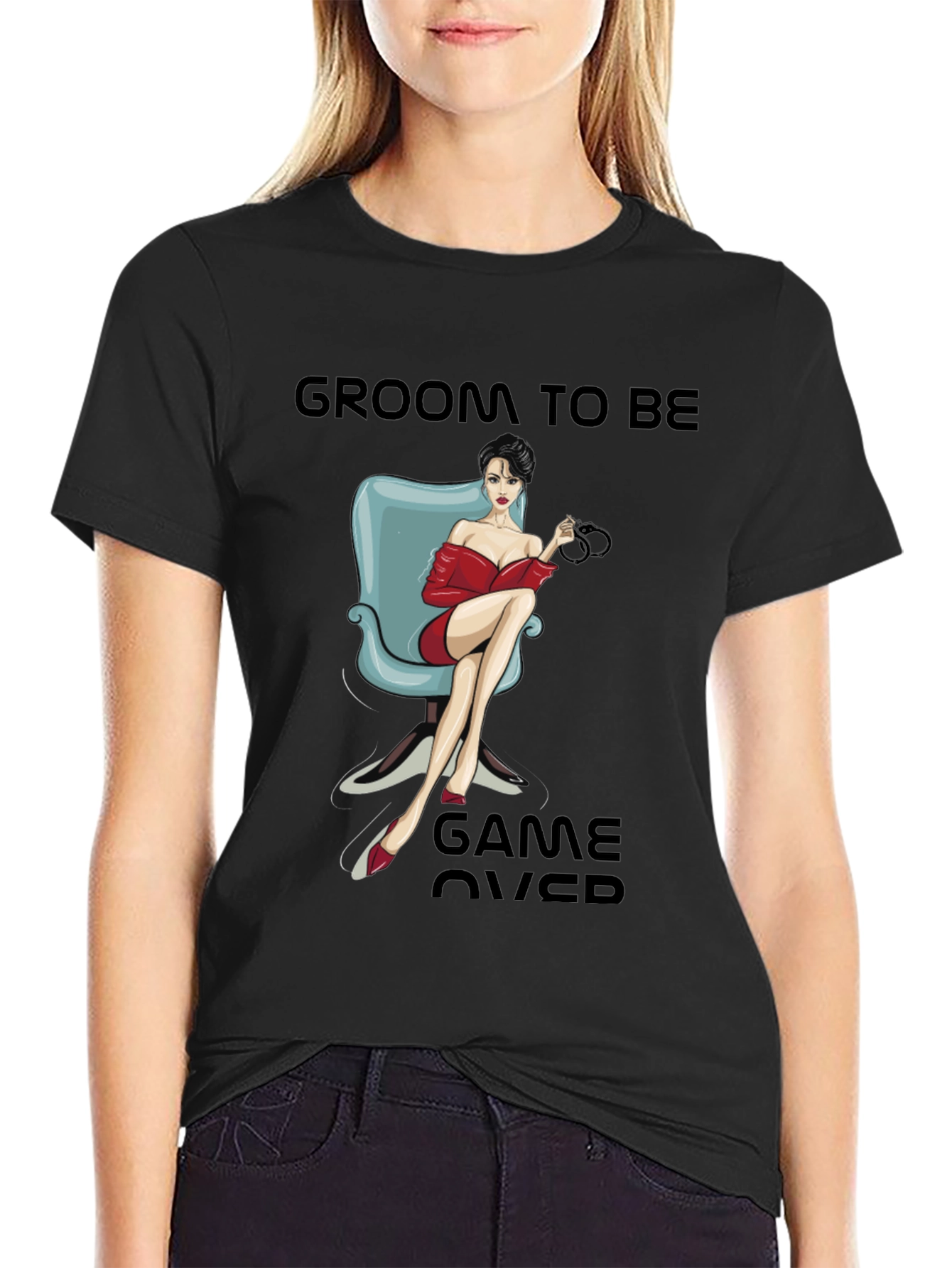 Groom To Be Game Over T-Shirt Novelty