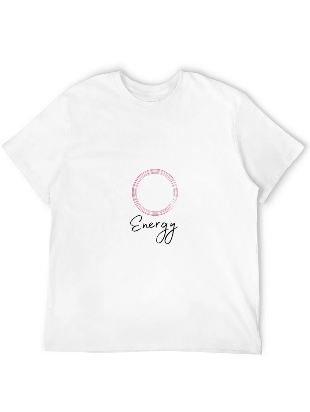 Energy Graphic Print Black T-Shirt