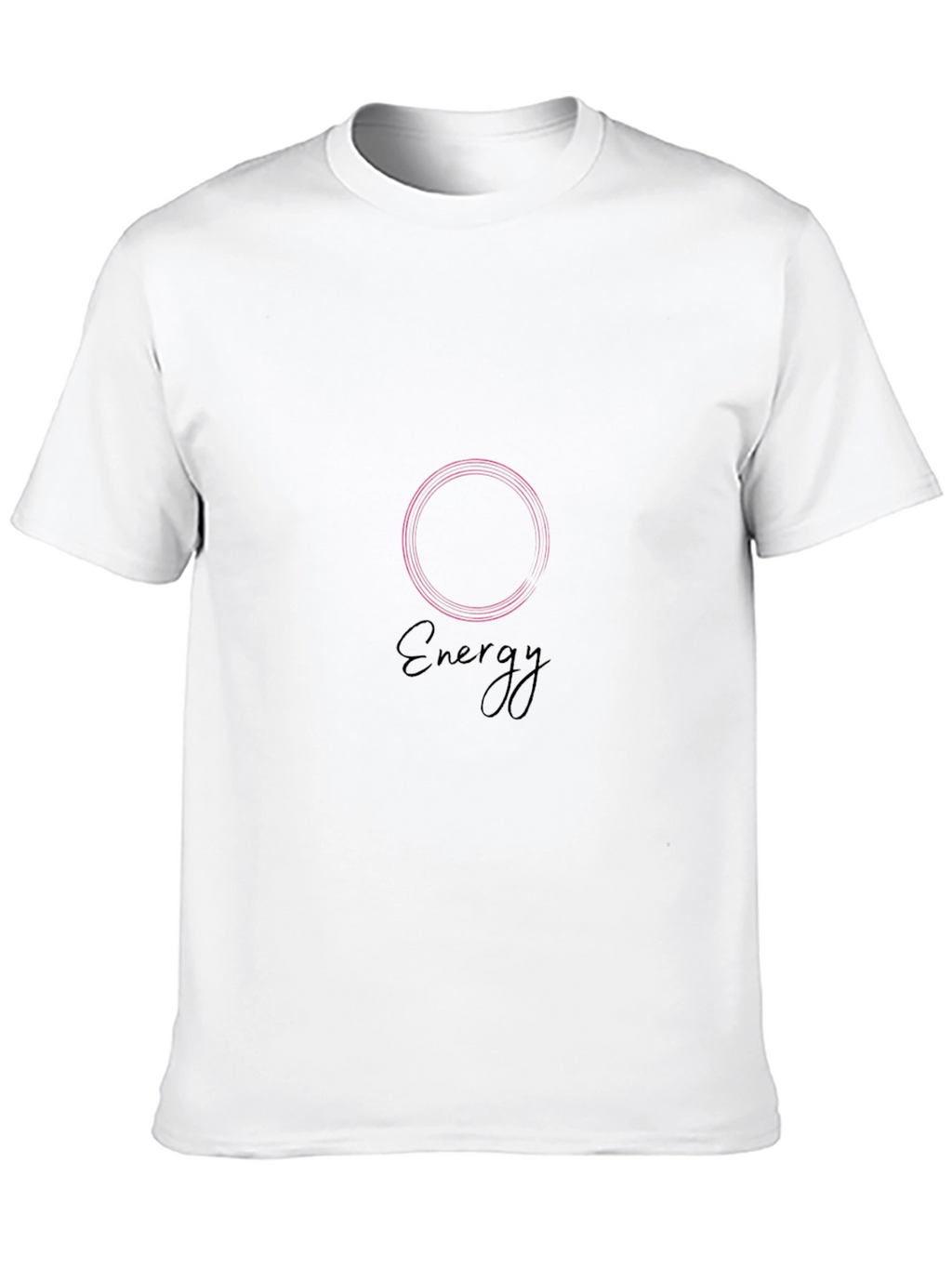 Energy Graphic Print Black T-Shirt