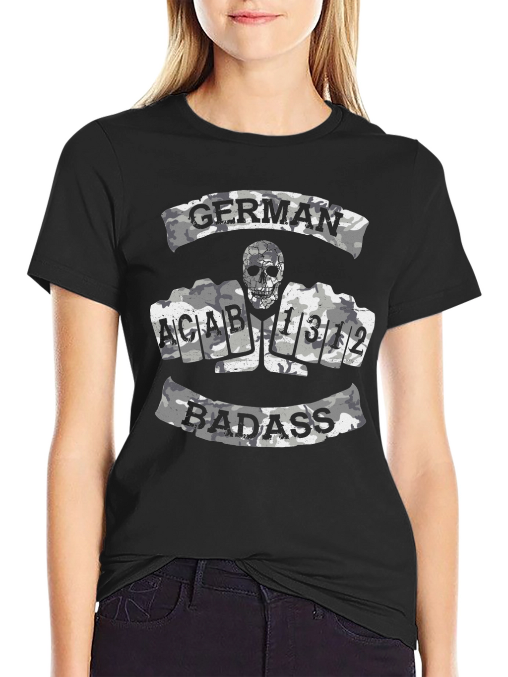 German Badass ACAB 1312 Graphic T-Shirt