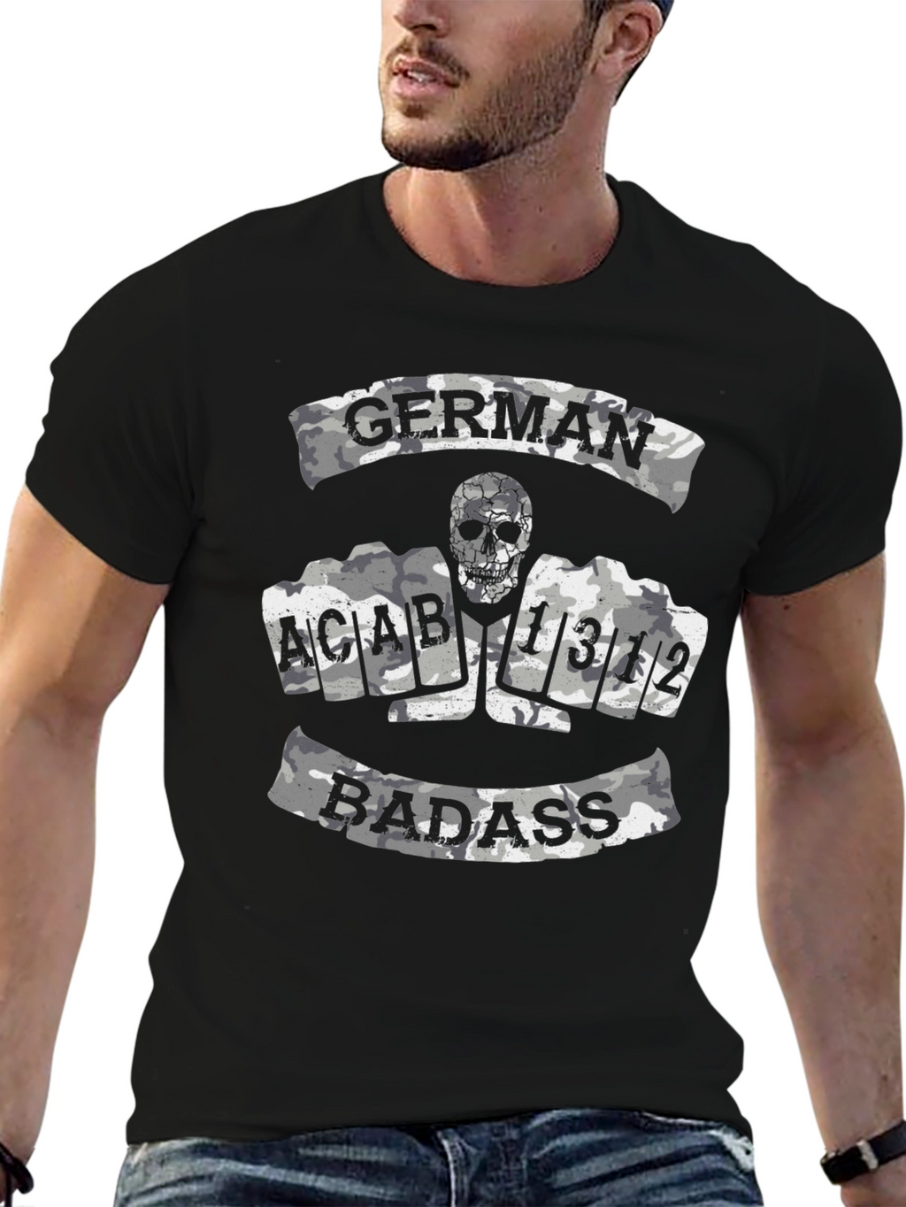 German Badass ACAB 1312 Graphic T-Shirt