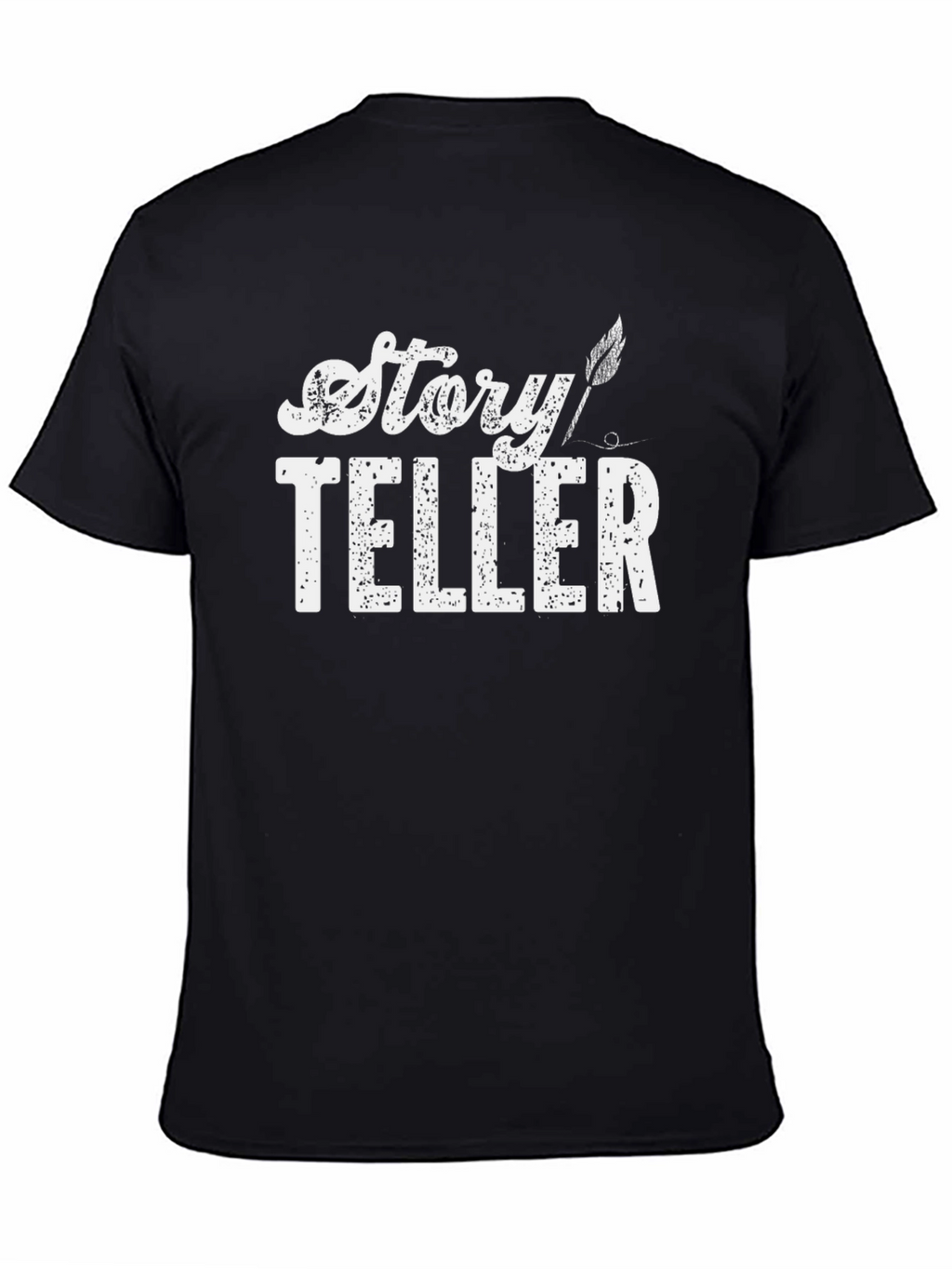 Story Teller Graphic T-Shirt - Black Cotton Tee