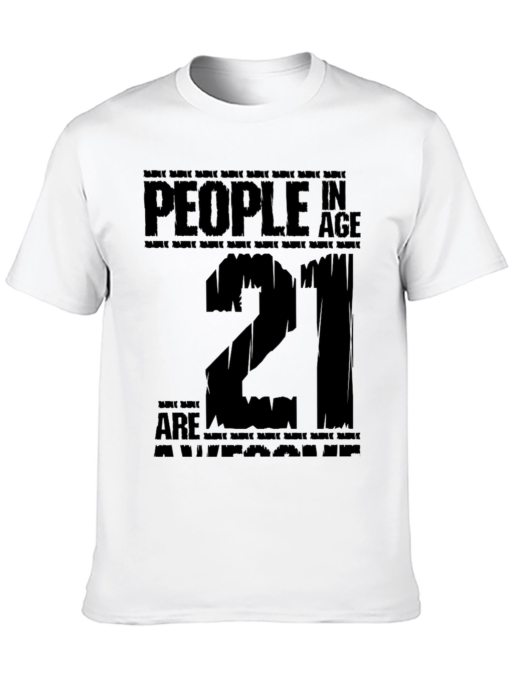 Awesome 21 Year Old Birthday Gift T-Shirt